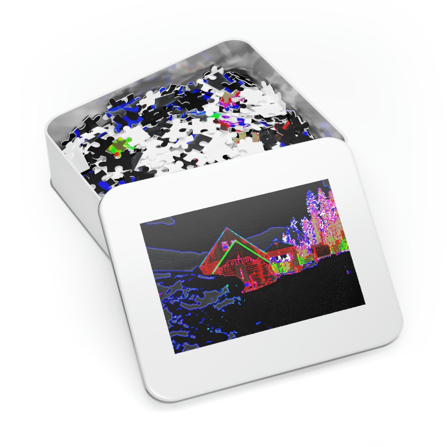 Jigsaw Puzzle (30, 110, 252, 500,1000-Piece) ... Piece-By-Piece ... "Count The Hours & Enjoy The Colors..!" ... Original Works: Phots' Photo: Les Objets D'Art ...