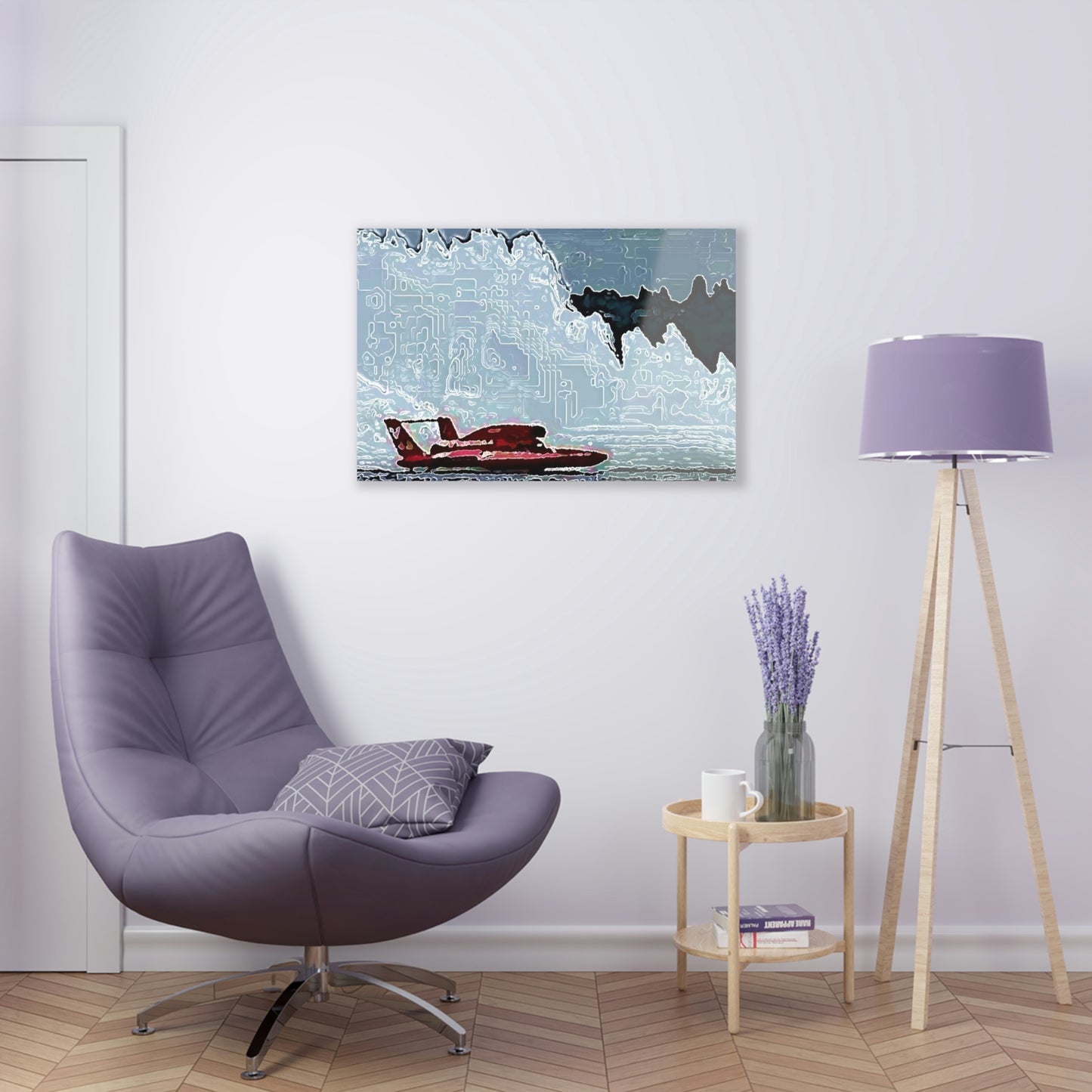 Acrylic Prints ... Seattle Columbia Cup On Lake Washington ... "Dave Wilcox Heads For The Win" ... Associate Gift-Photo ... Original Works ...