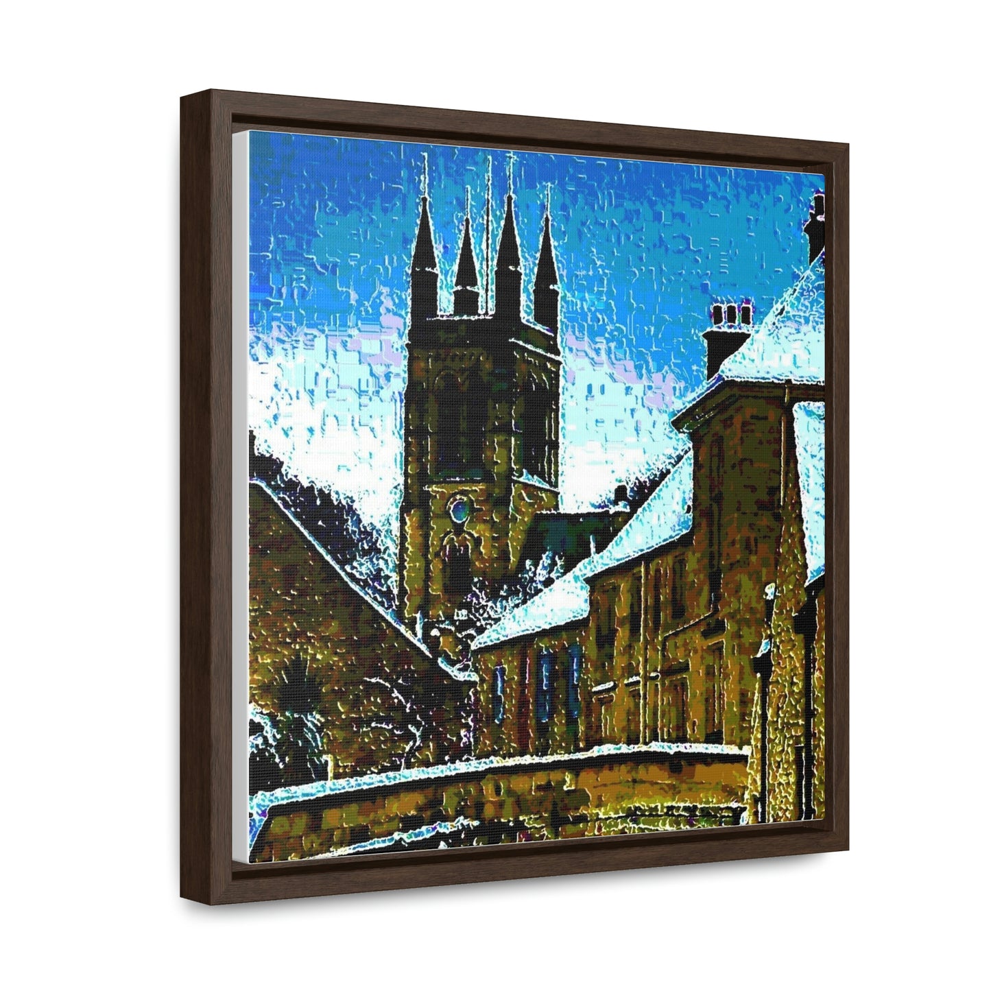 Gallery Canvas Wraps, Square Frame ... Walikng The Streets & Alleys ... 'Strolling The Canals ... '  ... Original Works  ...