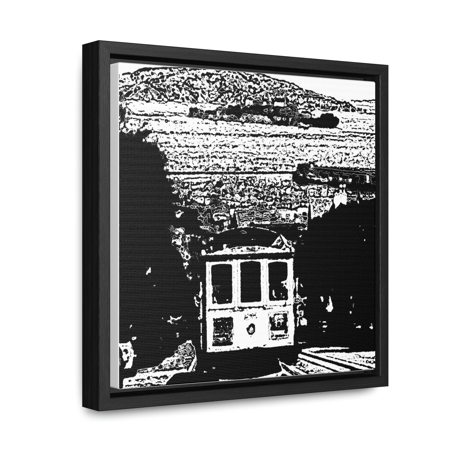 Gallery Canvas Wraps, Square Frame /// San Francisco ... 'A Rice-A-Roni-A-San Francisco Treat' ... "A Cable Car Classic" ... Family Archives: 1973 ... Original Works ...