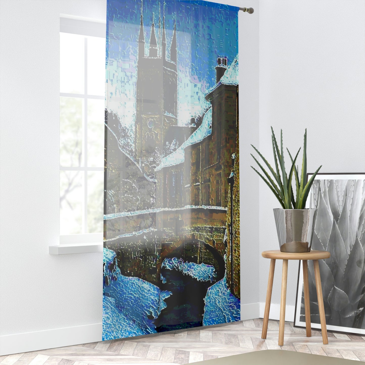 Window Curtain ... Walikng The Streets & Alleys ... 'Strolling The Canals ... '  ... Original Works  ...