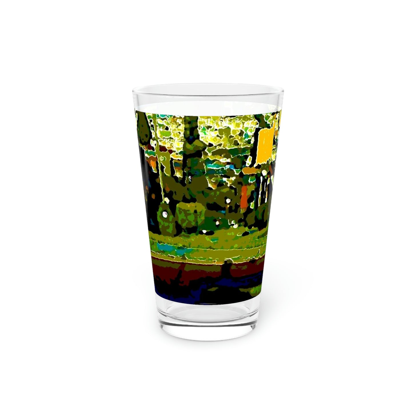 Pint Glass, 16oz ... "Lombard Street San Francisco, CA, USA" ... Family Archives 1970's ... Original Works ...
