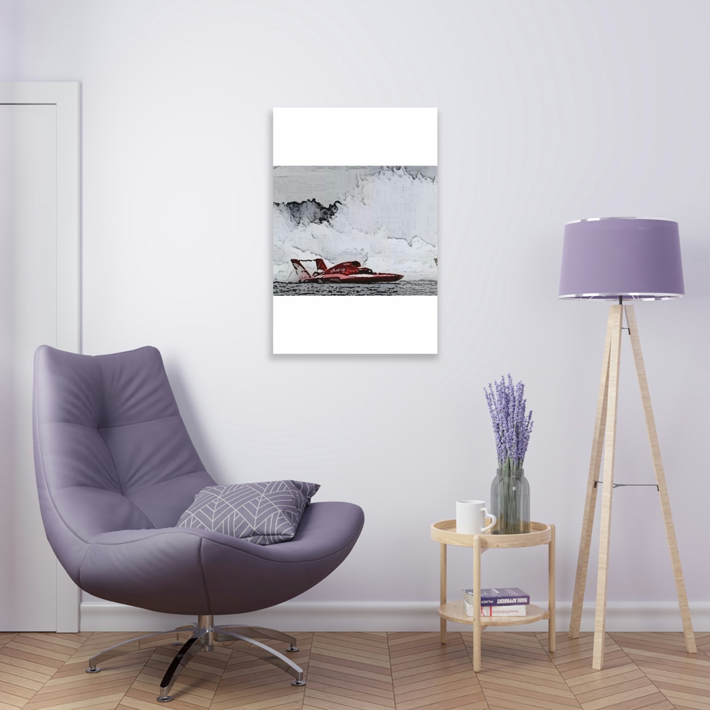 Acrylic Prints ... Seattle Columbia Cup On Lake Washington ... "Dave Wilcox Heads For The Win" ... Associate Gift-Photo ... Original Works ...