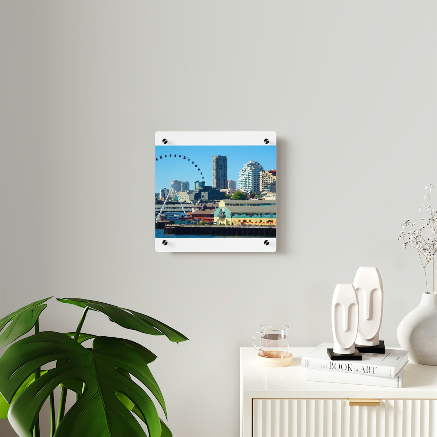 Acrylic Wall Art Panels ... That Classic Wheel ... 'Seattle's Wheel' ... & Old Classic Waterside Vendors ...  'Family Archives' ... Original Works ...