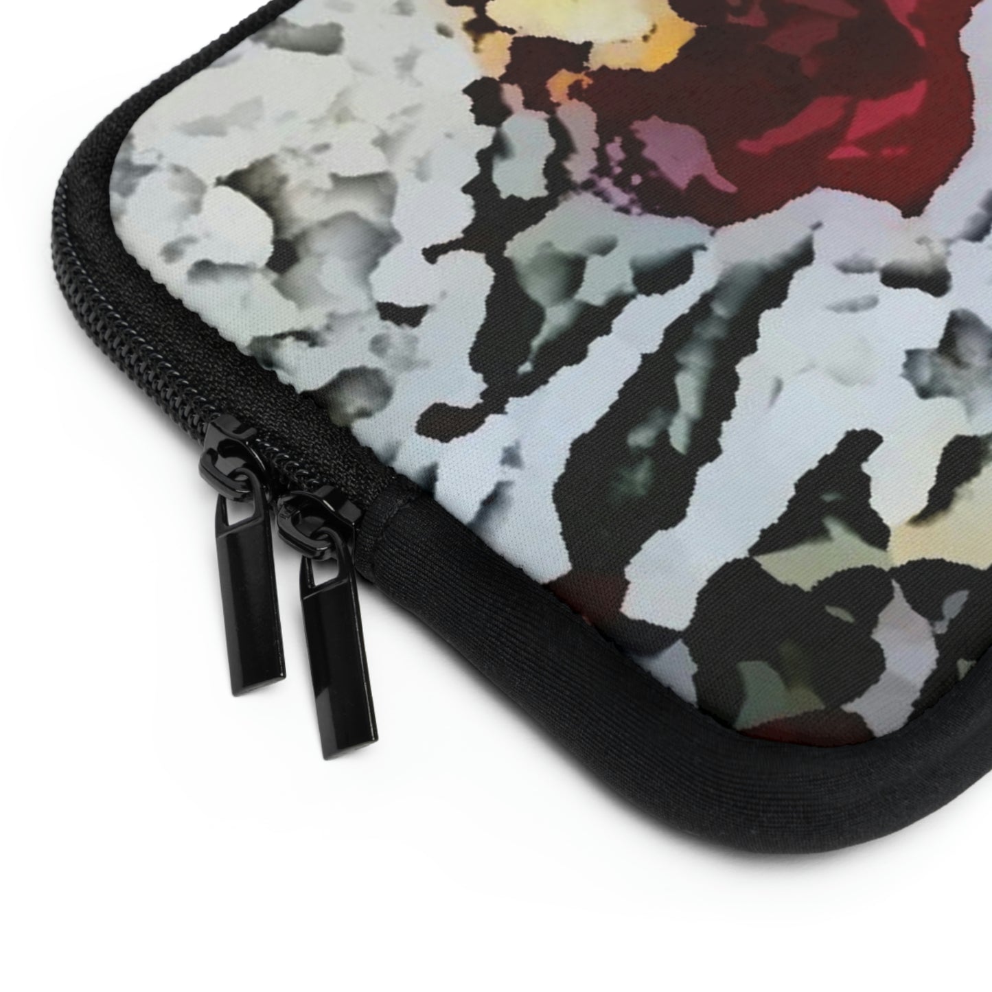 Laptop Sleeve ... "A Friendly Flower" ... Pointsettia 'Pointing' ... Original Works ... (Supplied Photograph) ...