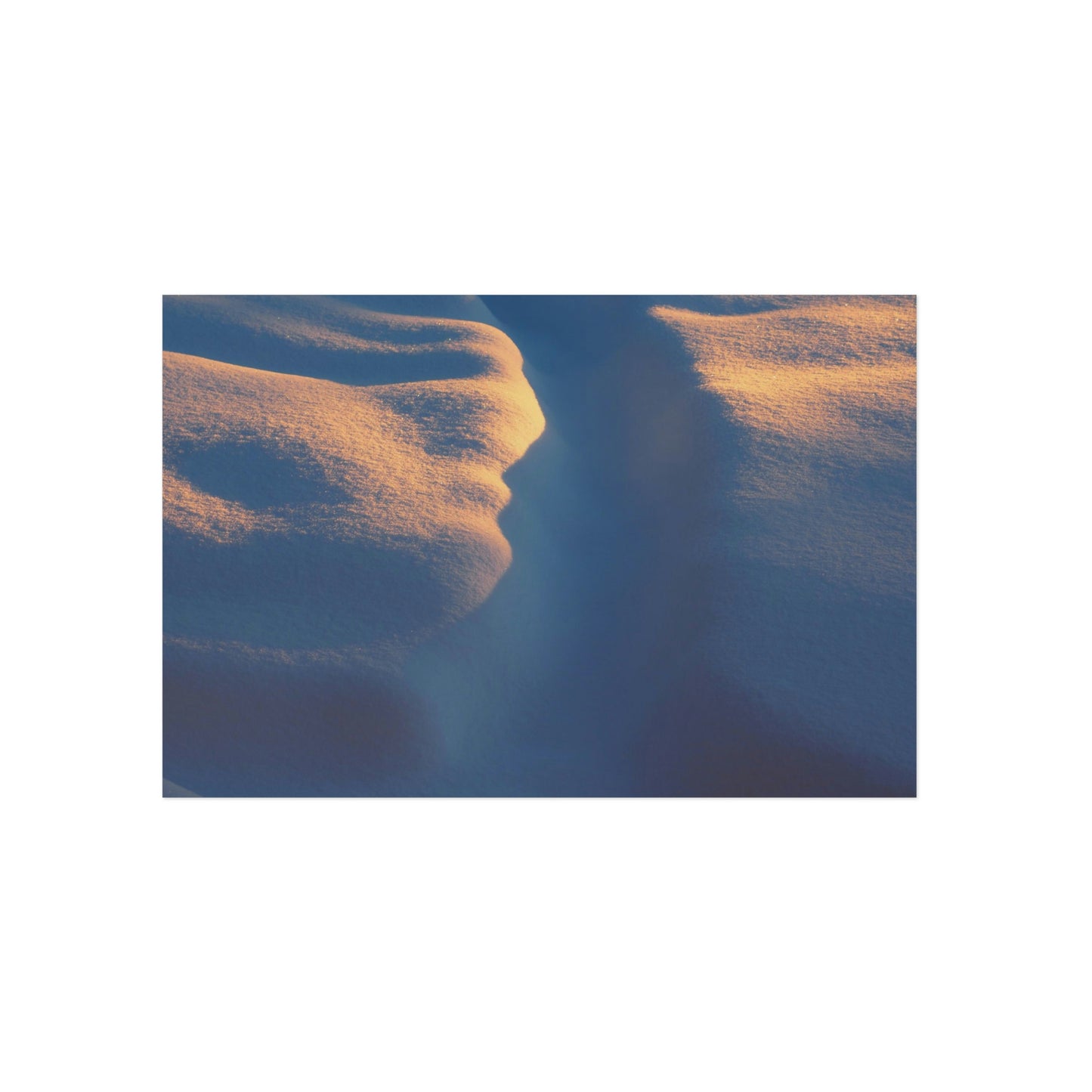 Aluminum Composite Panels ... "Foot-Trail & Snowscape" ... A Brutal Winter ... '29Jan23' ... Central Idaho ... Base Photo For Art Products Line ...