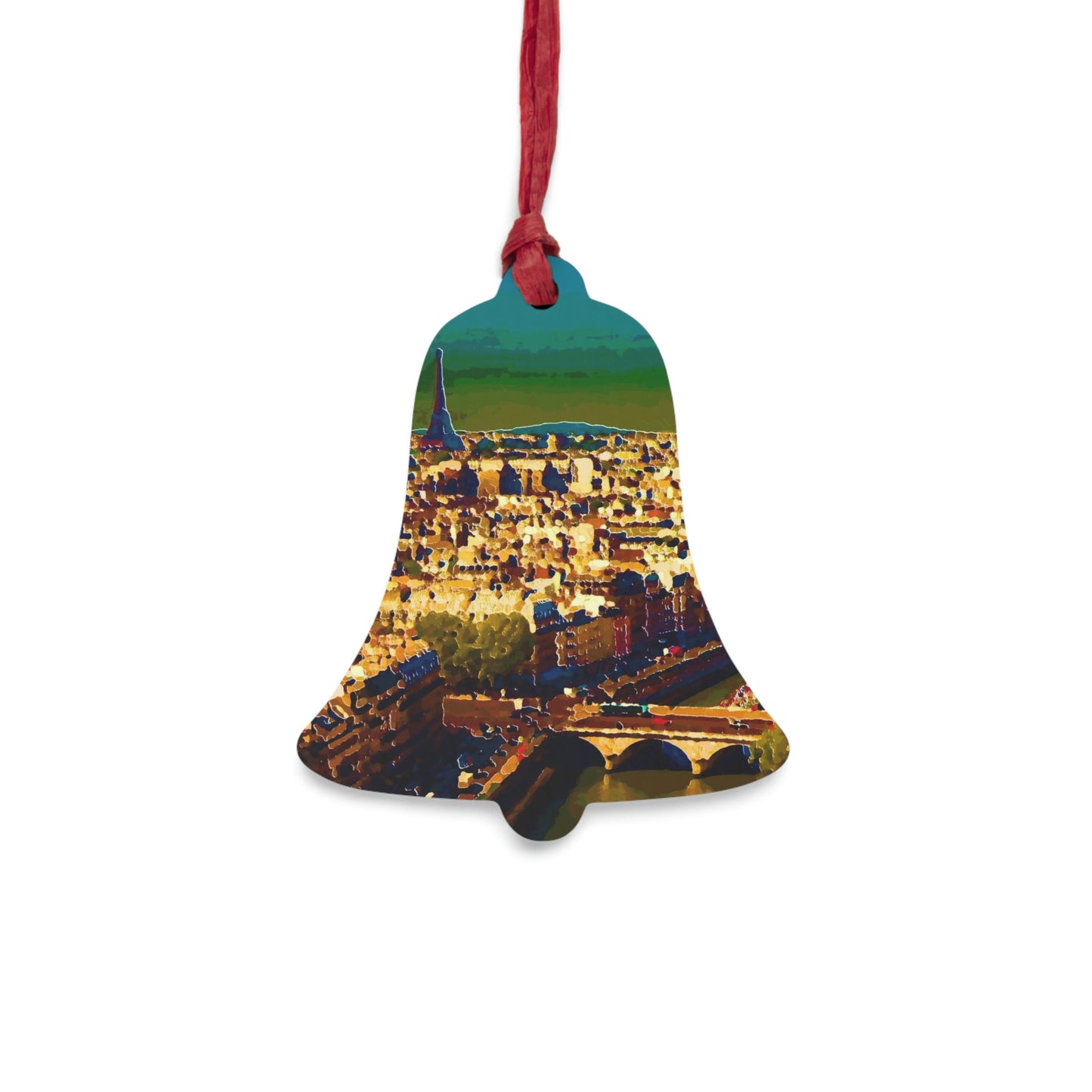 Wooden Ornaments ... Au Paris ... "Along The River Seine" ... Barbara Joan Bonnel-Holt: 1972 ... Original Works ...