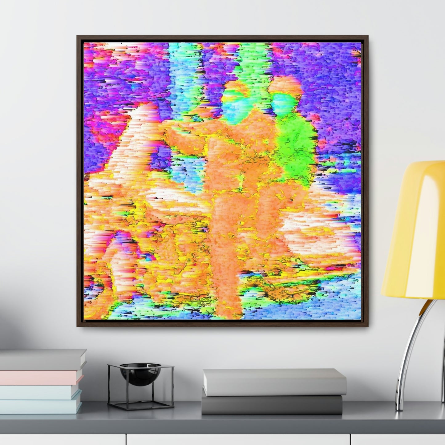 Gallery Canvas Wraps, Square Frame ...  "And 'I' Left His Dead A_s There By The Side-of-The-Road" ... Original Works ... (Grateful Dead: Me-And-My-Uncle)