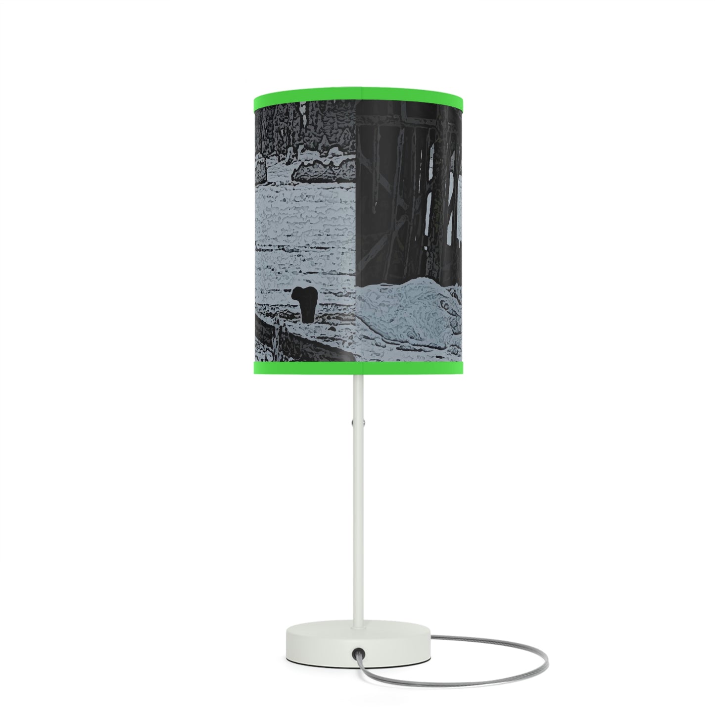 Lamp on a Stand, US|CA plug ... A Quiet Morning ... "Along The Red River & Nature Preserve Plateau" ... Jan23 ... Original Works ...