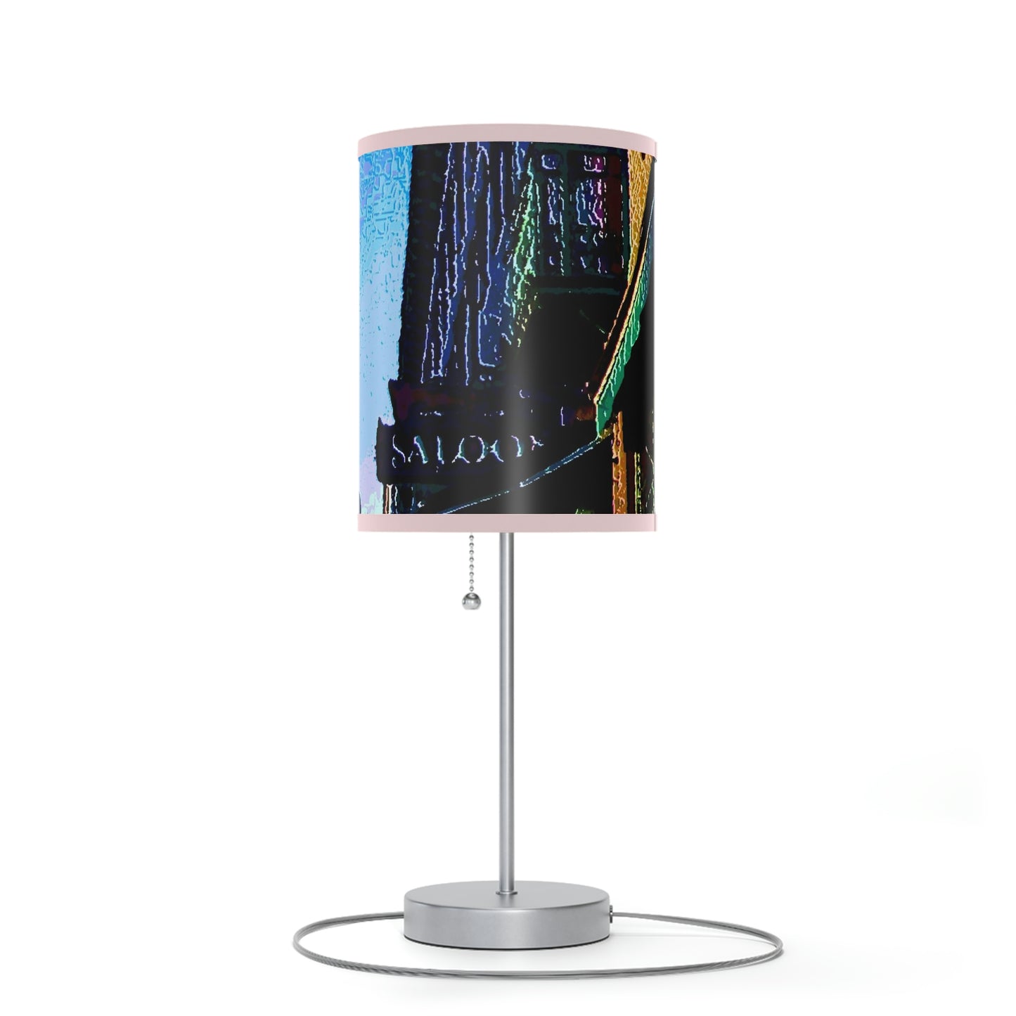 Lamp on a Stand, US|CA plug ...  Pioneer Square & Smith Tower ... 'That World Famous View' ... Colleague Supplied Photo ... Original Works ...