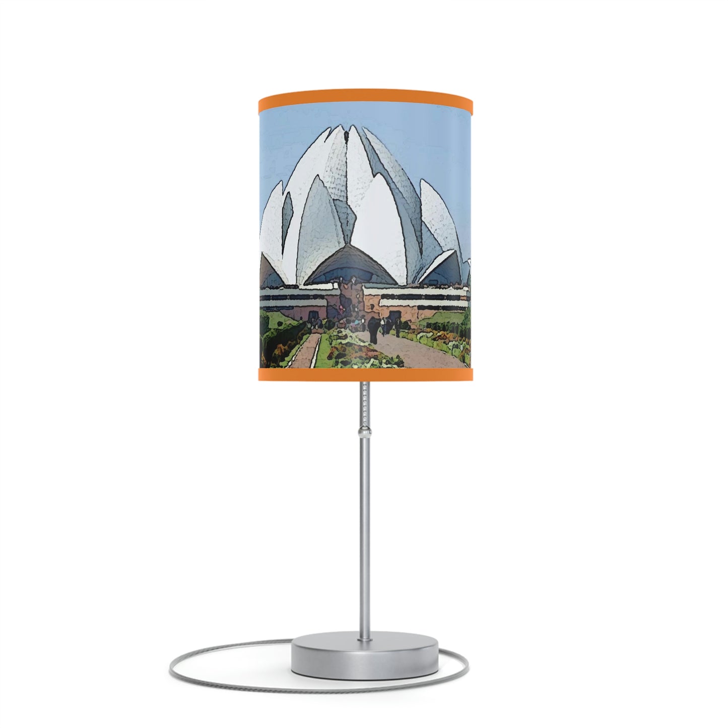 Lamp on a Stand, US|CA plug ... 'Bahai'i House-Of-Worship' ... "Lotus Temple: Delhi, India, 2008" ... Original Works ...