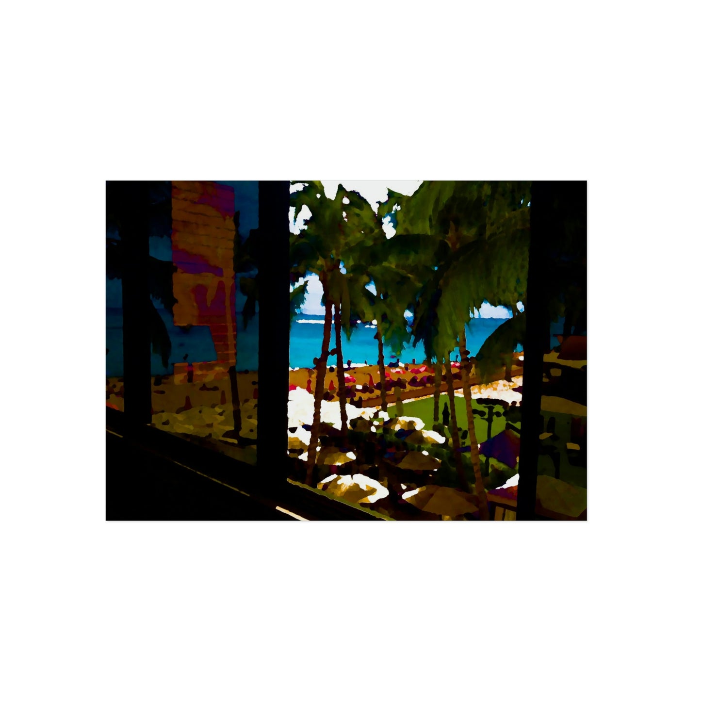 Aluminum Composite Panels ... "A Room With A 'Kingly View' ..." ... The Royal Hawai'ian - The Kings Palace ... Waikiki, HI ... October 2014 ... Original Works ...