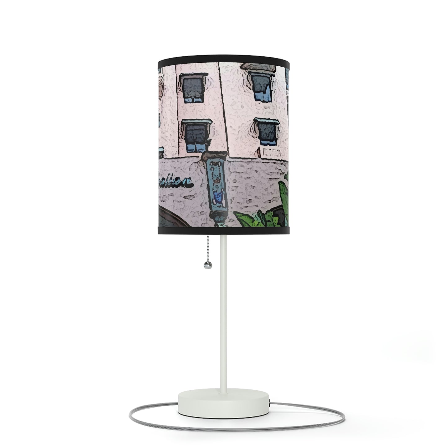 Lamp on a Stand, US|CA plug ...  "La Grande Entree" At: 'The Pink Palace' ... The Royal Hawai'ian ... Honolulu, HI ... '27Oct2014' ... Original Works ...