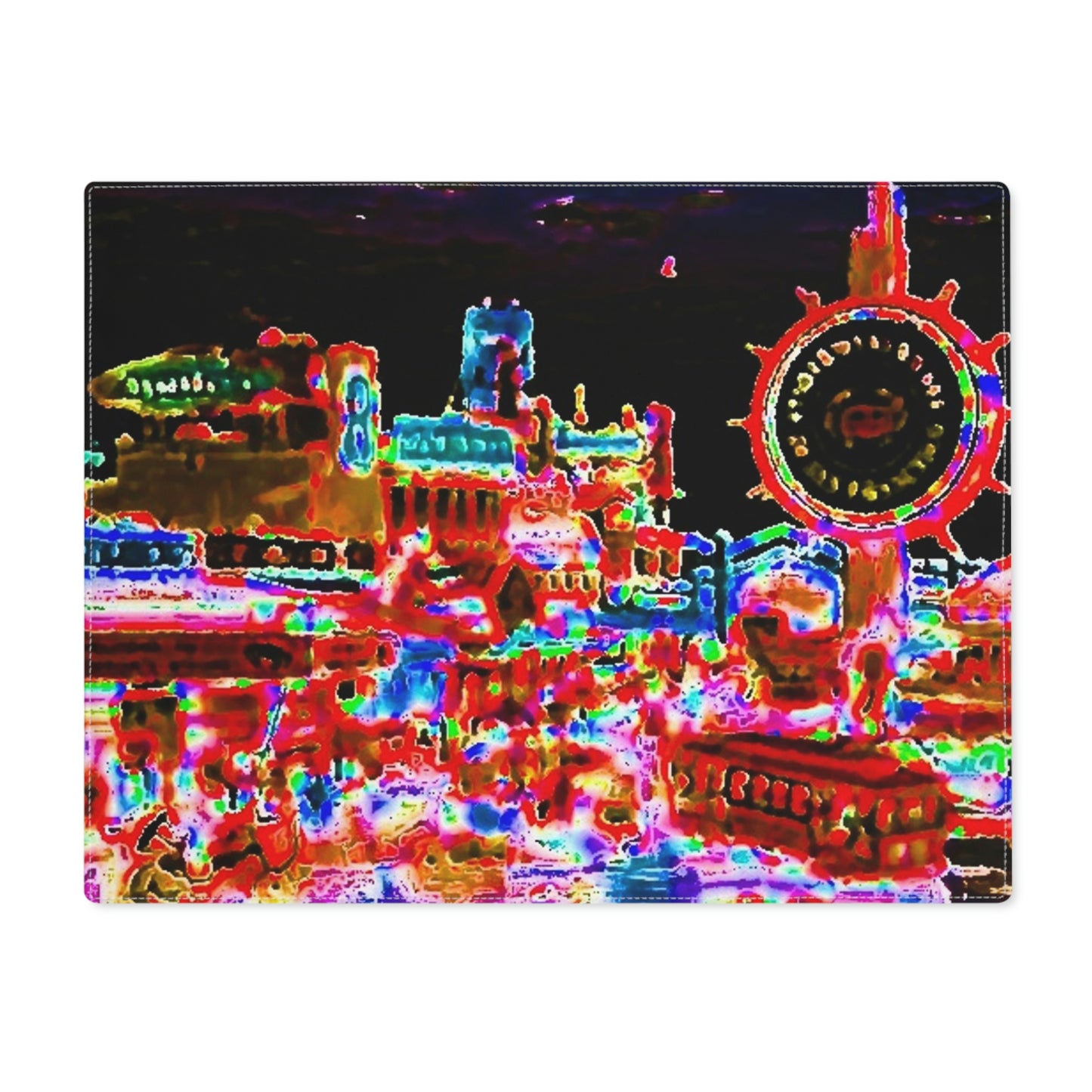 Placemat, 1pc ... "No.9 Fishermen's Grotto - Fishermen's Wharf, SF, California" ... Family Archives: 1970's ... Original Works ...