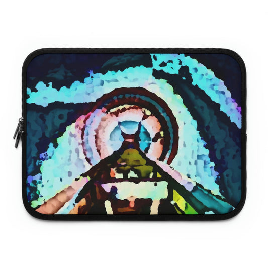 Laptop Sleeve ... "Seattle's World Fair" ... Below Space Needle 'Looking Up' ... On A Very Rainy Morning (Father's Family Photo). ... Original ...