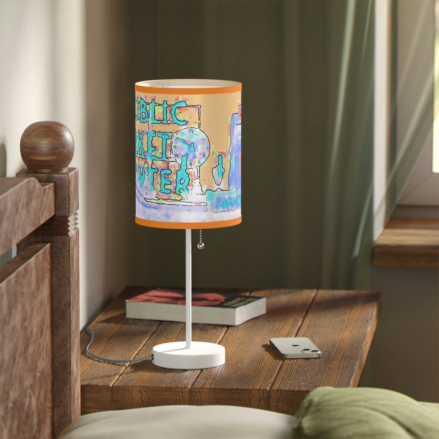 Lamp on a Stand, US|CA plug ... A Little Bit Of Seattle's Public Market "To Light Things Up" ... Seattle, 2013.