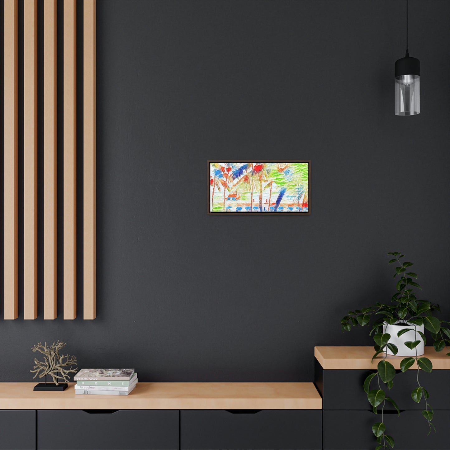 Gallery Canvas Wraps, Horizontal Frame ... "The Royal Hawai'ian: Waikiki Beach_Beach" ... Honolulu, HI ... Ocotber 2014 (Halloween) ... Original Works ...