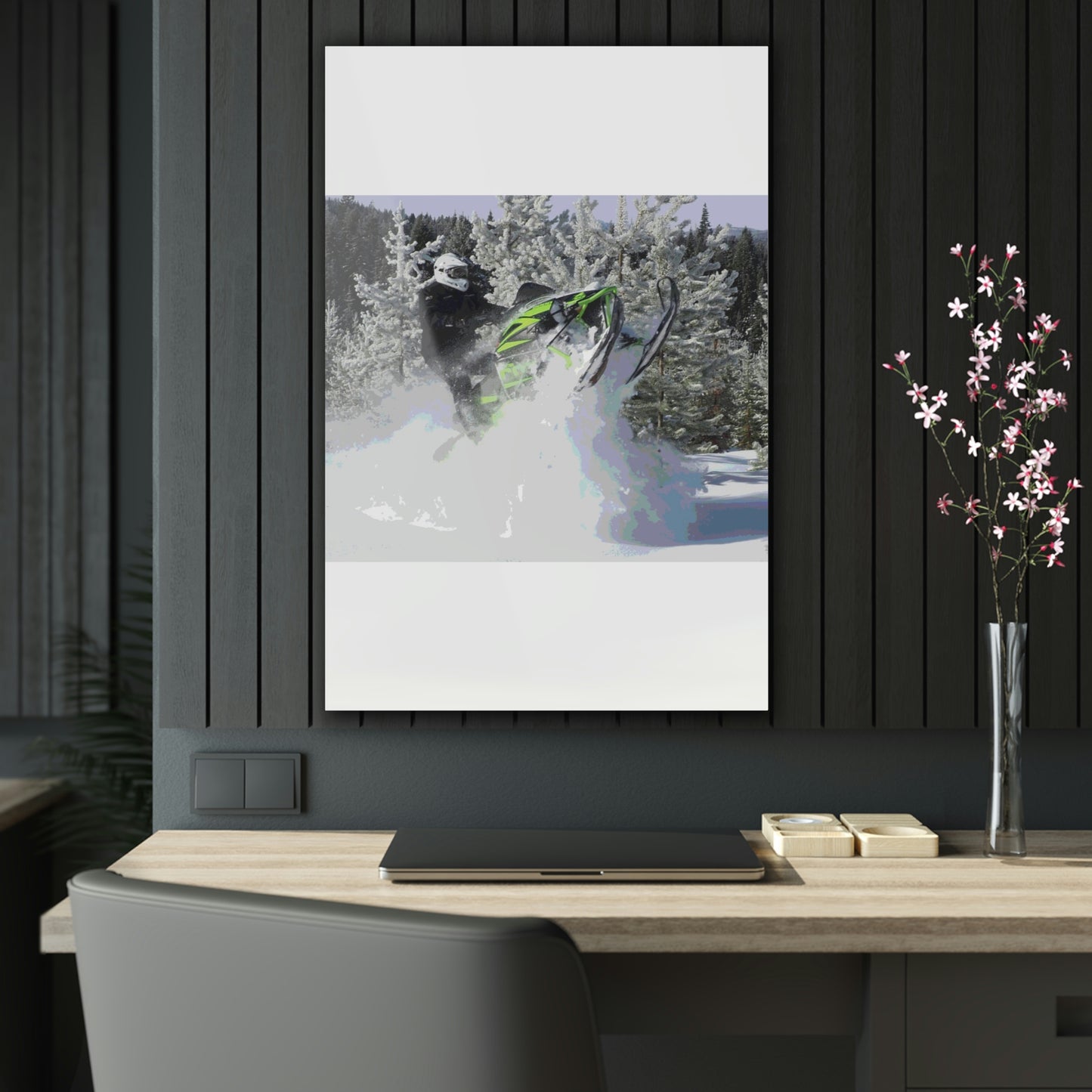 Acrylic Prints ... "No Time 'Like-Air-Time' ..." ... A True Master At His Craft ... December 2022, Rhett Creek, Idaho ... Original Works ...