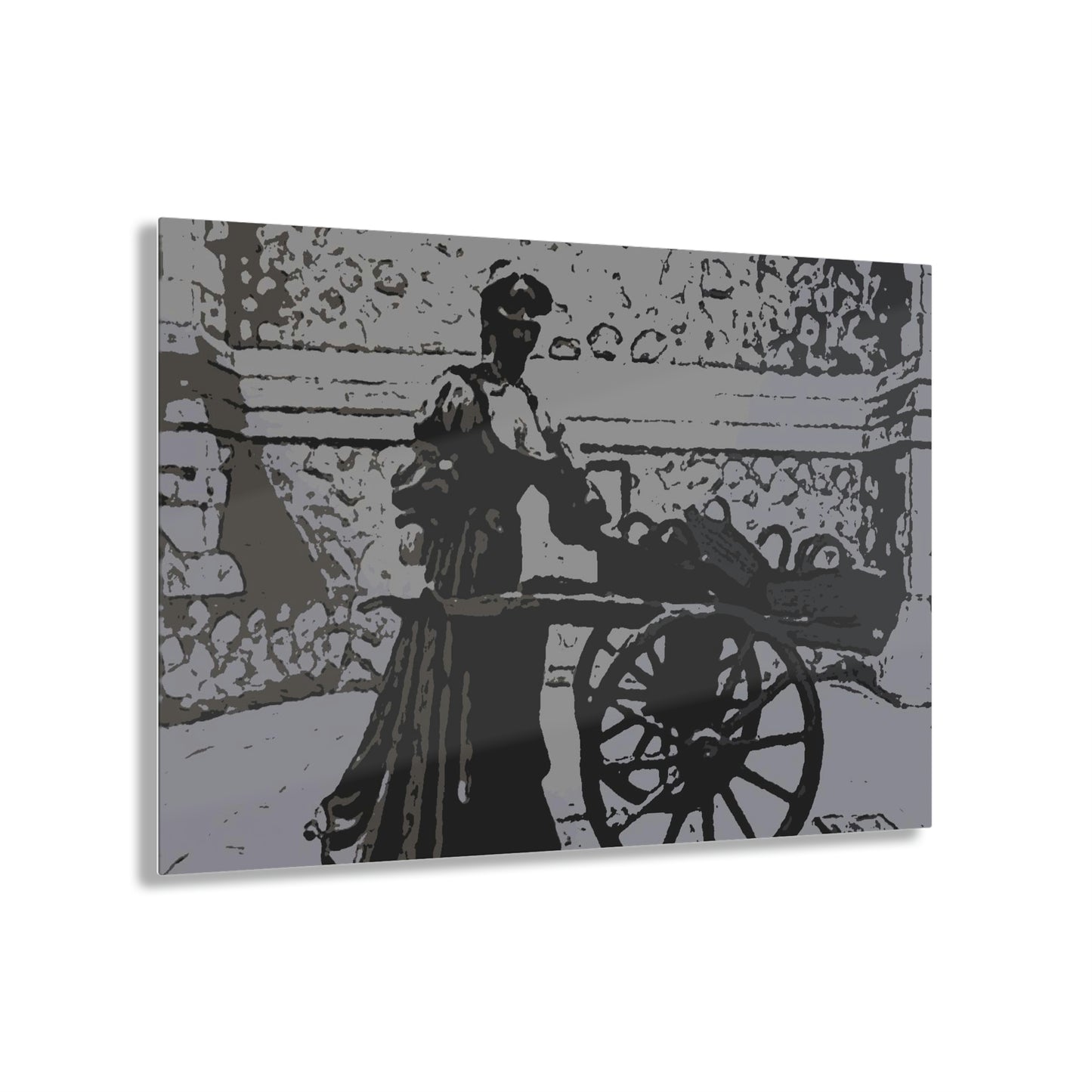 Acrylic Prints ... Dublin's "Molly Malone Along Grafton Street" ... Cryin' Cockels & Muscles Alive-Alive-Oh ... Circa 2003 ... Original Works ...