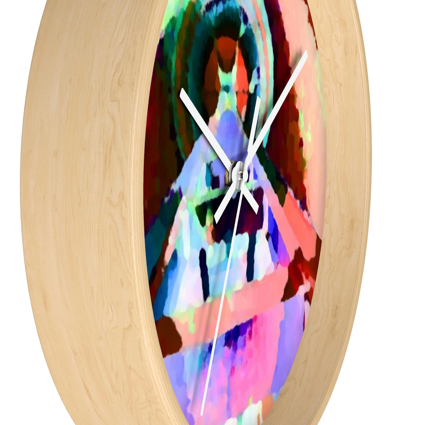 Wall clock ... "Seattle's World Fair" ... Below Space Needle 'Looking Up' ... On A Very Rainy Morning (Father's Family Photo). ... Original ...