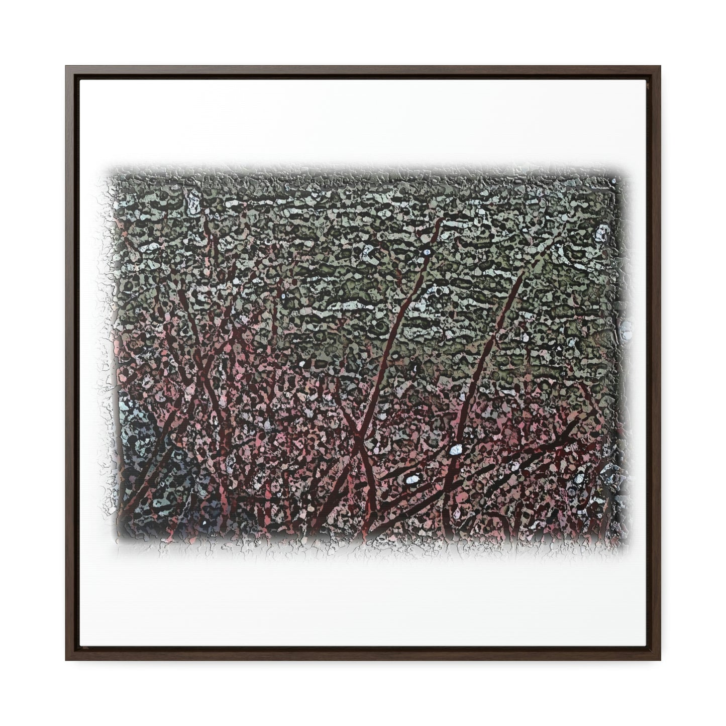 Gallery Canvas Wraps, Square Frame ... "A River Runs Through It" ... Red-Osier-Dogwood (Cornus Stonlifera 'Rubra') .. Original Works ... Central Idaho ...