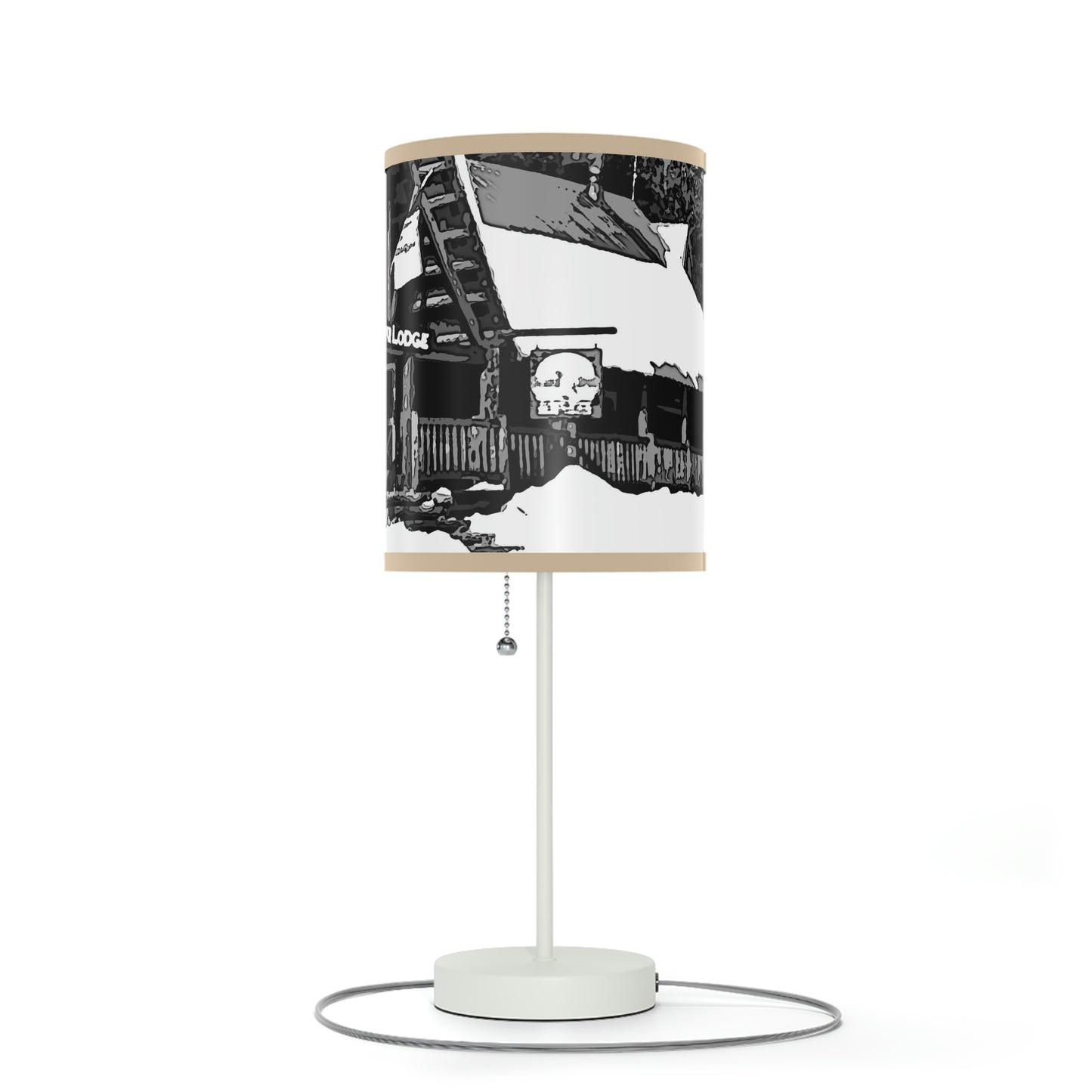 Lamp on a Stand, US|CA plug ... A Beautiful Lodge & Back-Country Outfitter In A Mountain Town ... 'Dixie, Idaho, November 2022' ... Original Works ...