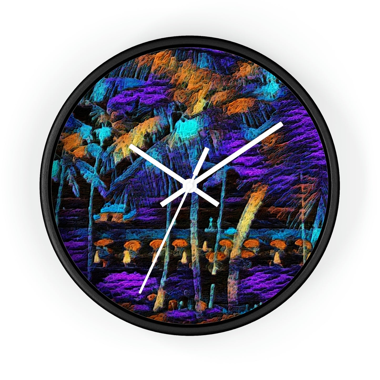 Wall Clock ... "The Royal Hawai'ian: Waikiki Beach_Beach" ... Honolulu, HI ... Ocotber 2014 (Halloween) ... Original Works ...