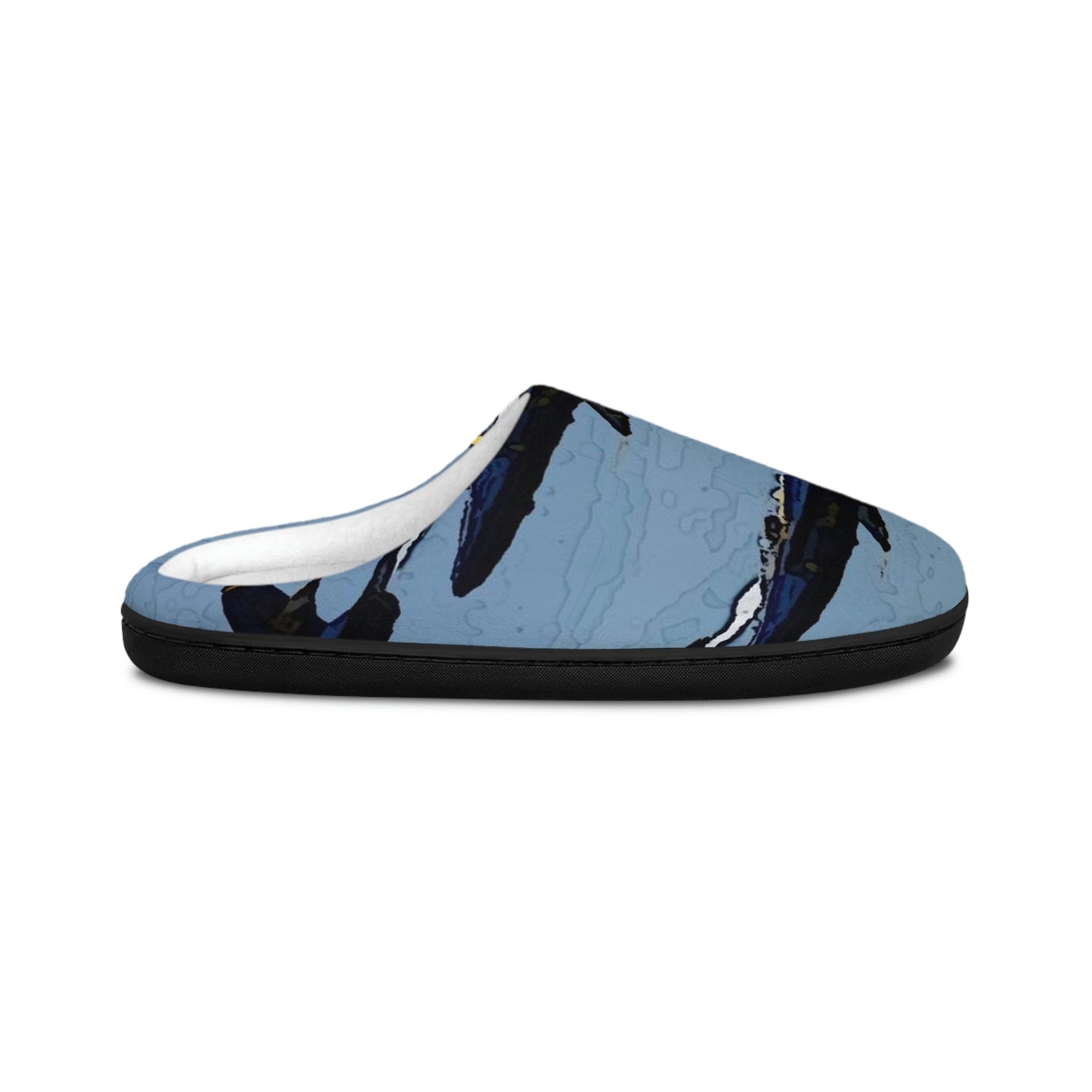 Men's Indoor Slippers ... Seattle Seafair ..."Blue Angels Run Over Lake Washington" ... Circa Mid 1980's ... Dr FJ Holt ... Original Works ...