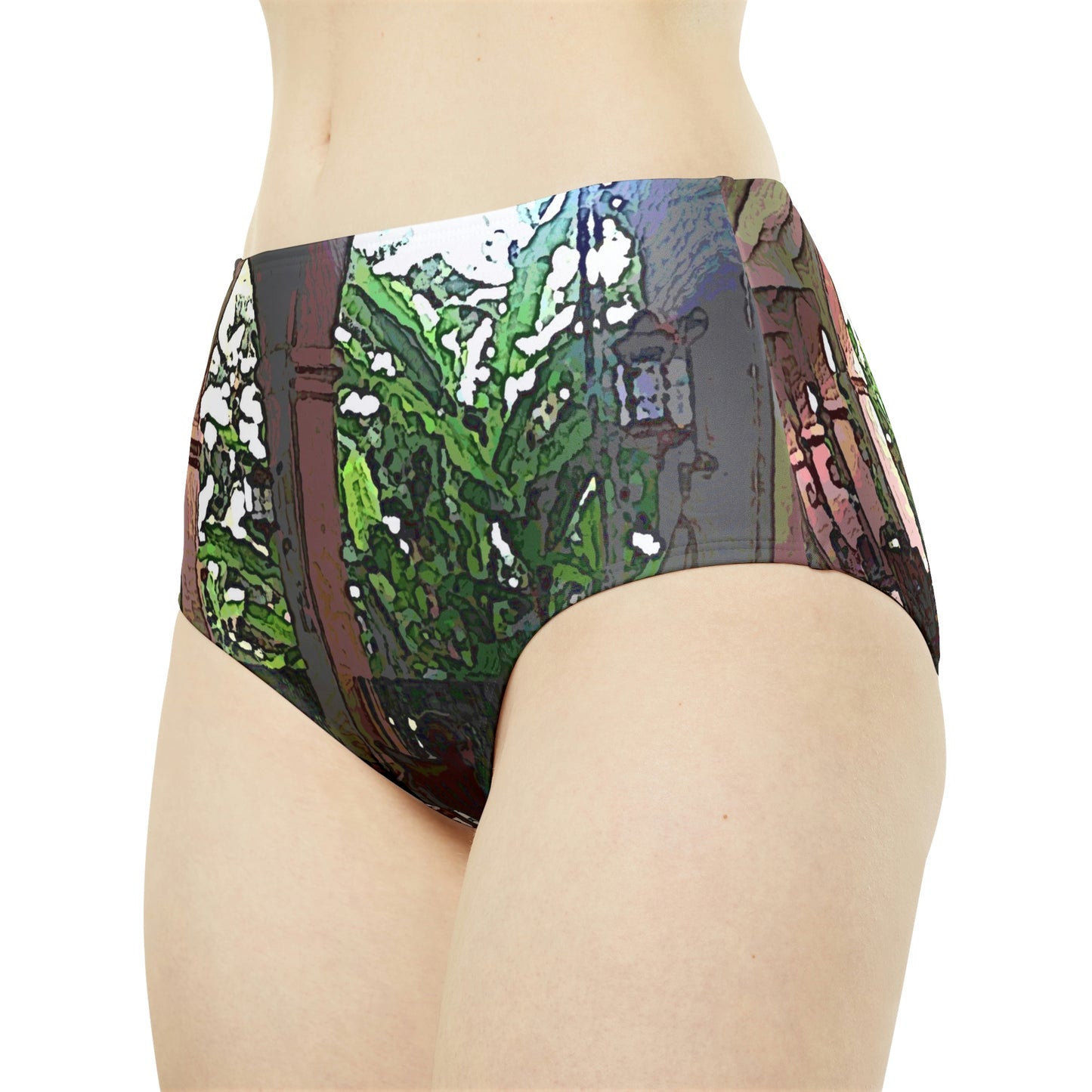 High-Waist Hipster Bikini Bottom ... Lanai & Rocking Chairs At: 'The Pink Palace' ... The Royal Hawai'ian ... Honolulu, HI ... '27Oct2014' ... Original Works ...