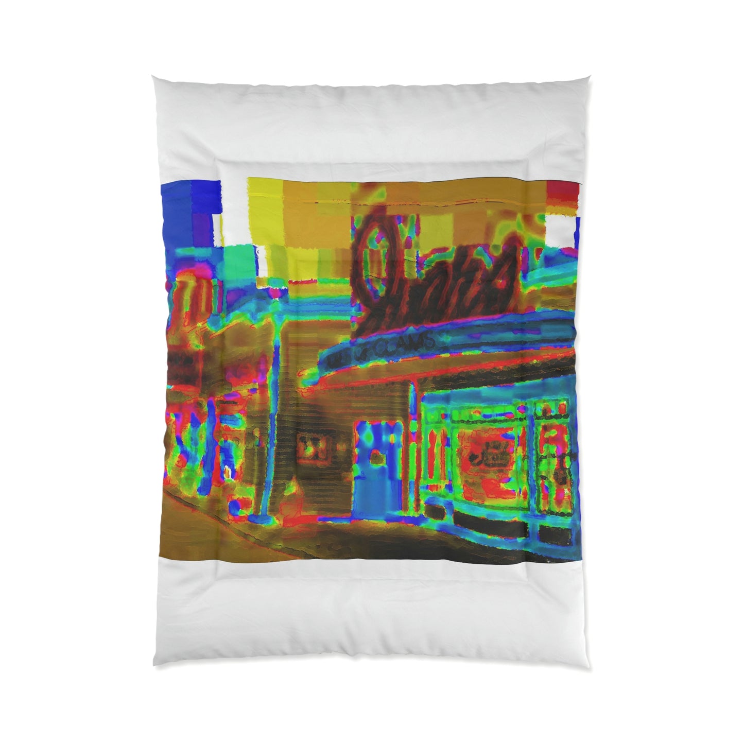 Comforter ...  In-A-Hurry & Stressed? ... Remember: Keep "Clam" ... Clam_Happy ...  'Ivars: Seattle Waterfront' ... Personal Archives ... Original Works ...