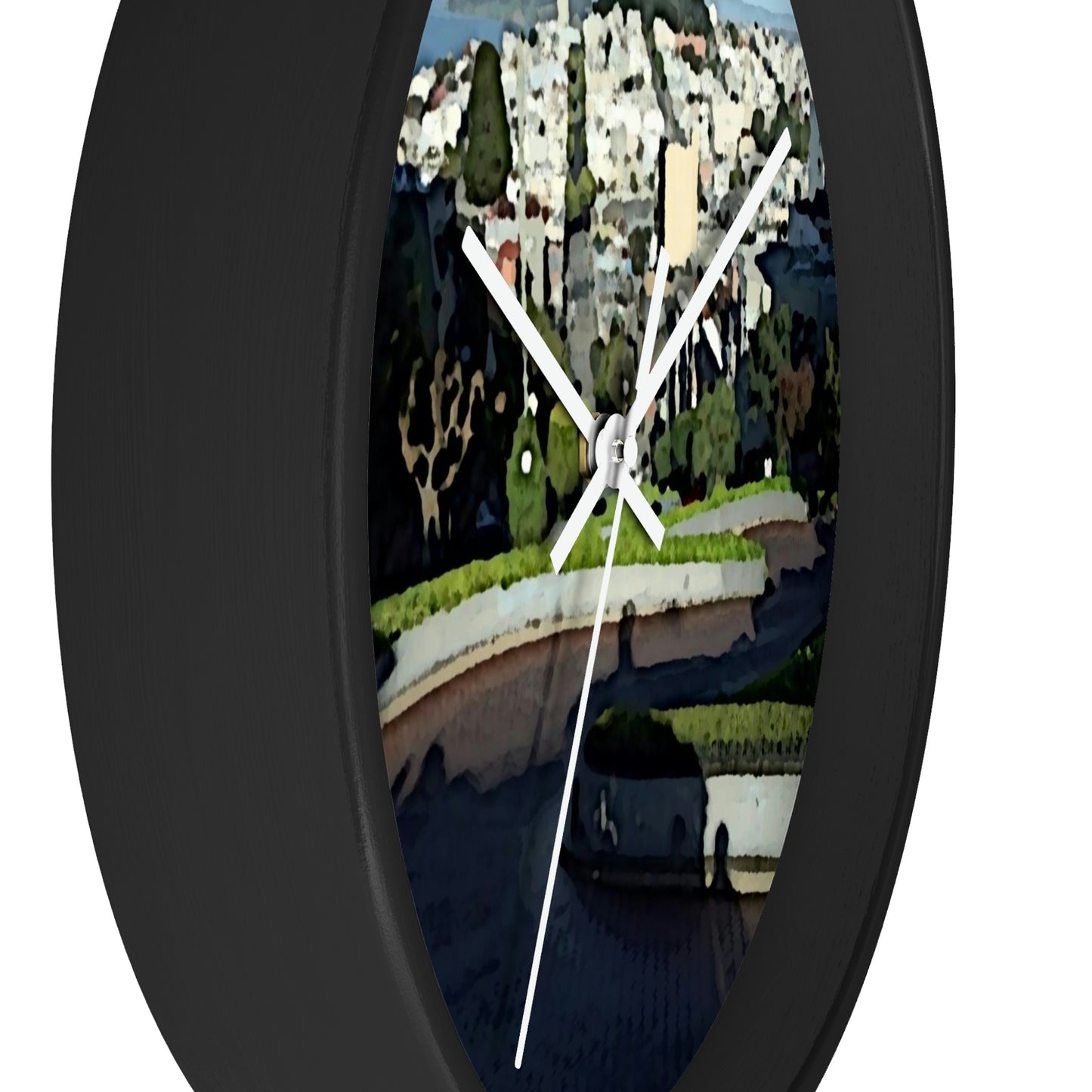 Wall clock ... "Lombard Street San Francisco, CA, USA" ... Family Archives 1970's ... Original Works ...