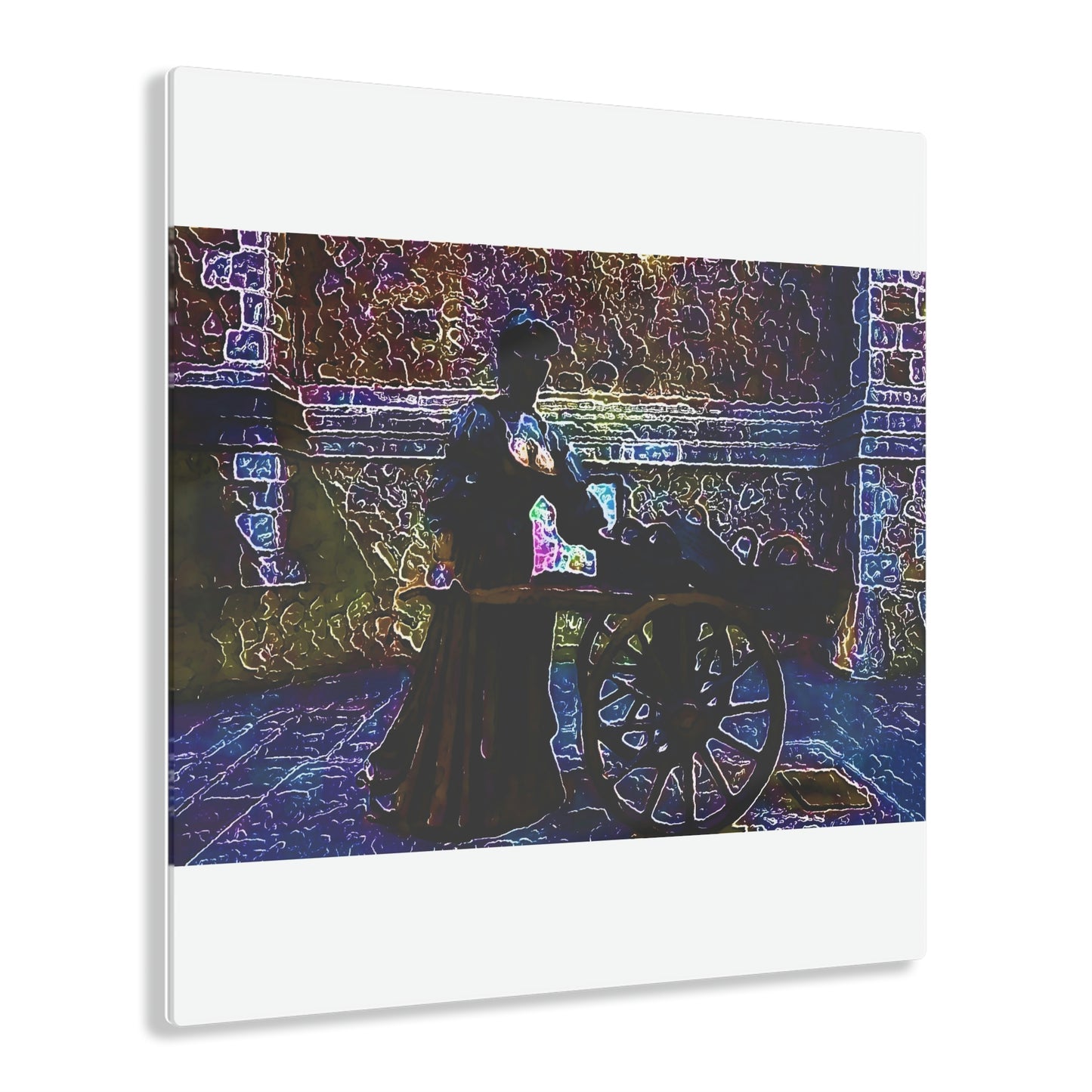 Acrylic Prints ... Dublin's "Molly Malone Along Grafton Street" ... Cryin' Cockels & Muscles Alive-Alive-Oh ... Circa 2003 ... Original Works ...
