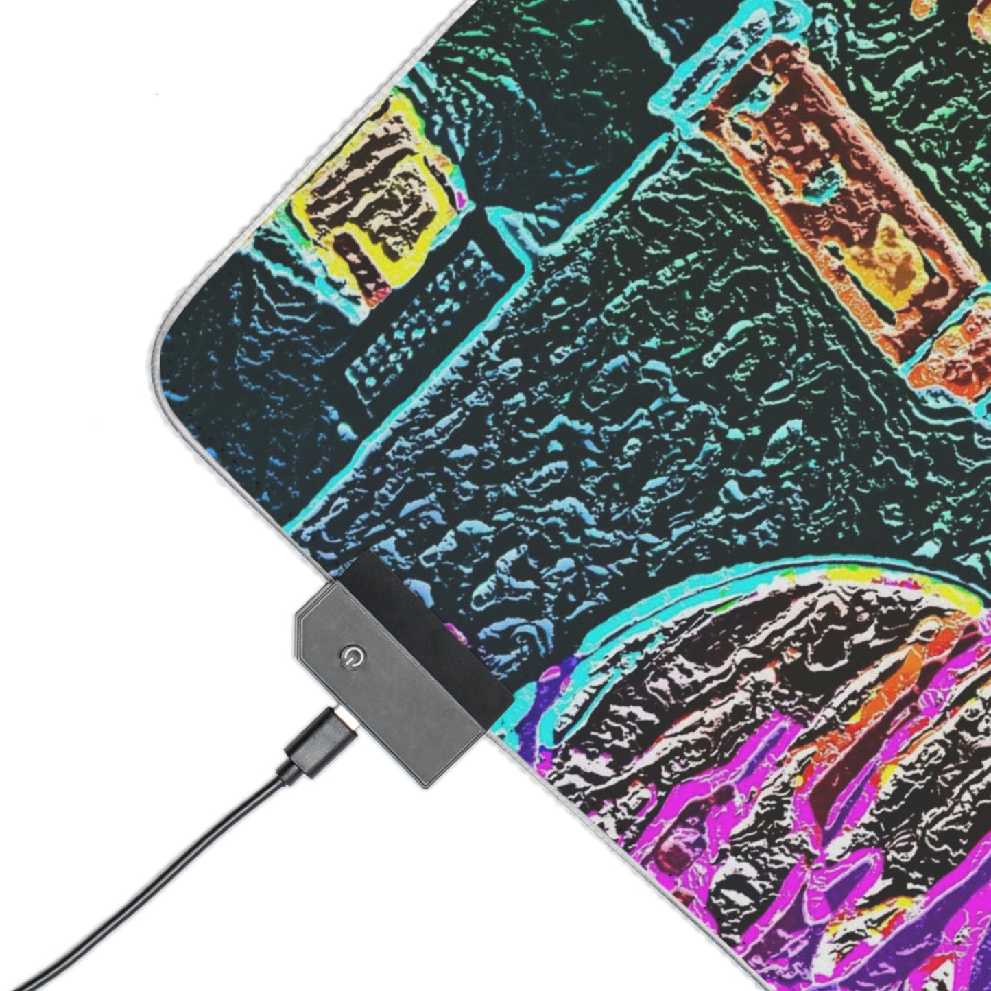 LED Gaming Mouse Pad ... "La Grande Entree" At: 'The Pink Palace' ... The Royal Hawai'ian ... Honolulu, HI ... '27Oct2014' ... Original Works ...