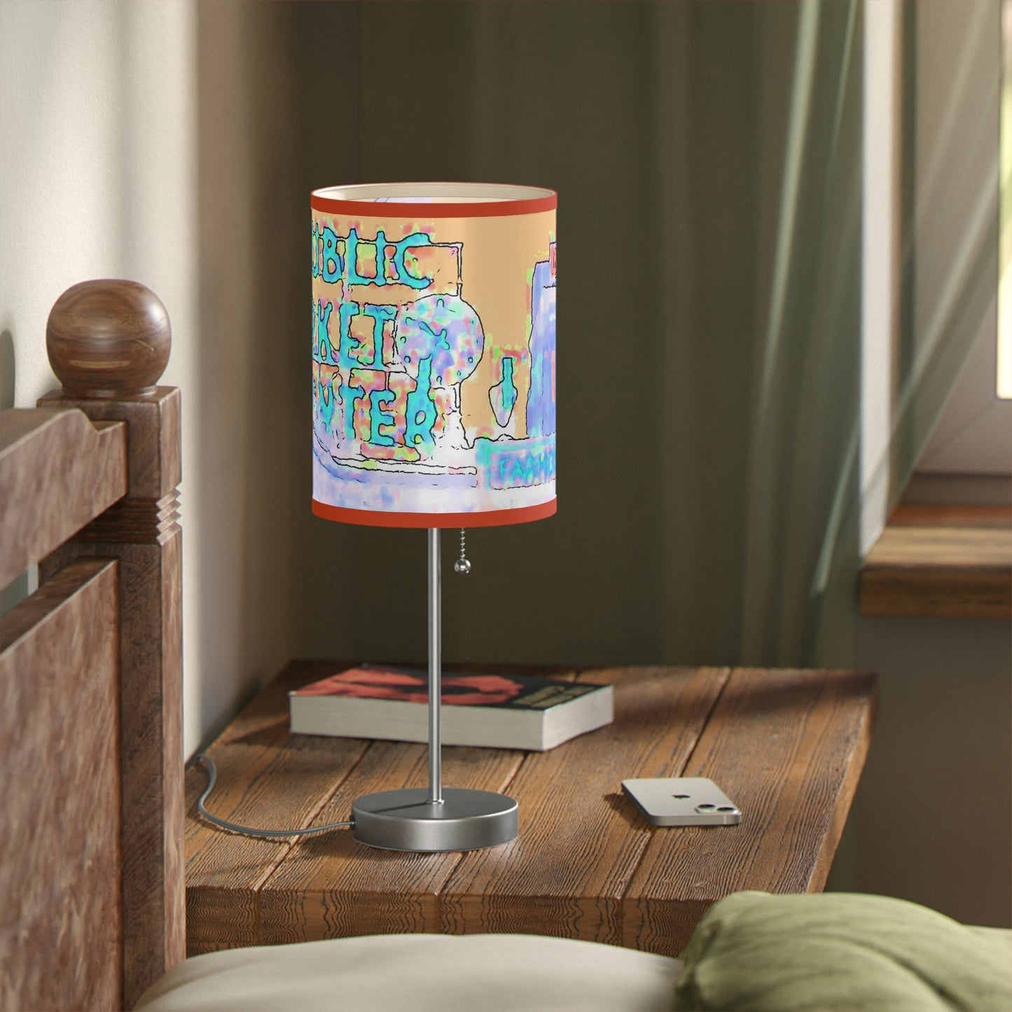 Lamp on a Stand, US|CA plug ... A Little Bit Of Seattle's Public Market "To Light Things Up" ... Seattle, 2013.