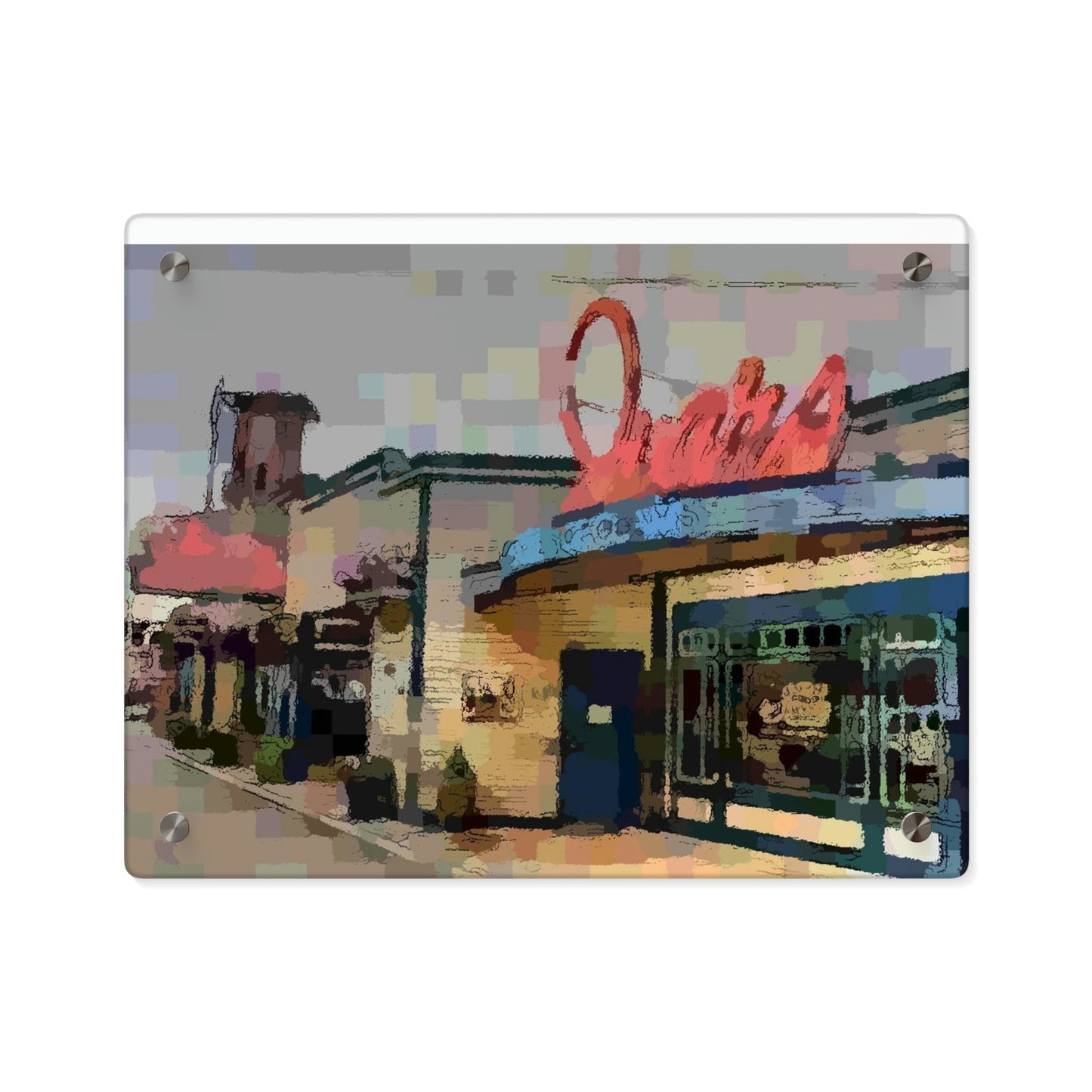 Acrylic Wall Art Panels ...  In-A-Hurry & Stressed? ... Remember: Keep "Clam" ... Clam_Happy ...  'Ivars: Seattle Waterfront' ... Personal Archives ... Original Works ...