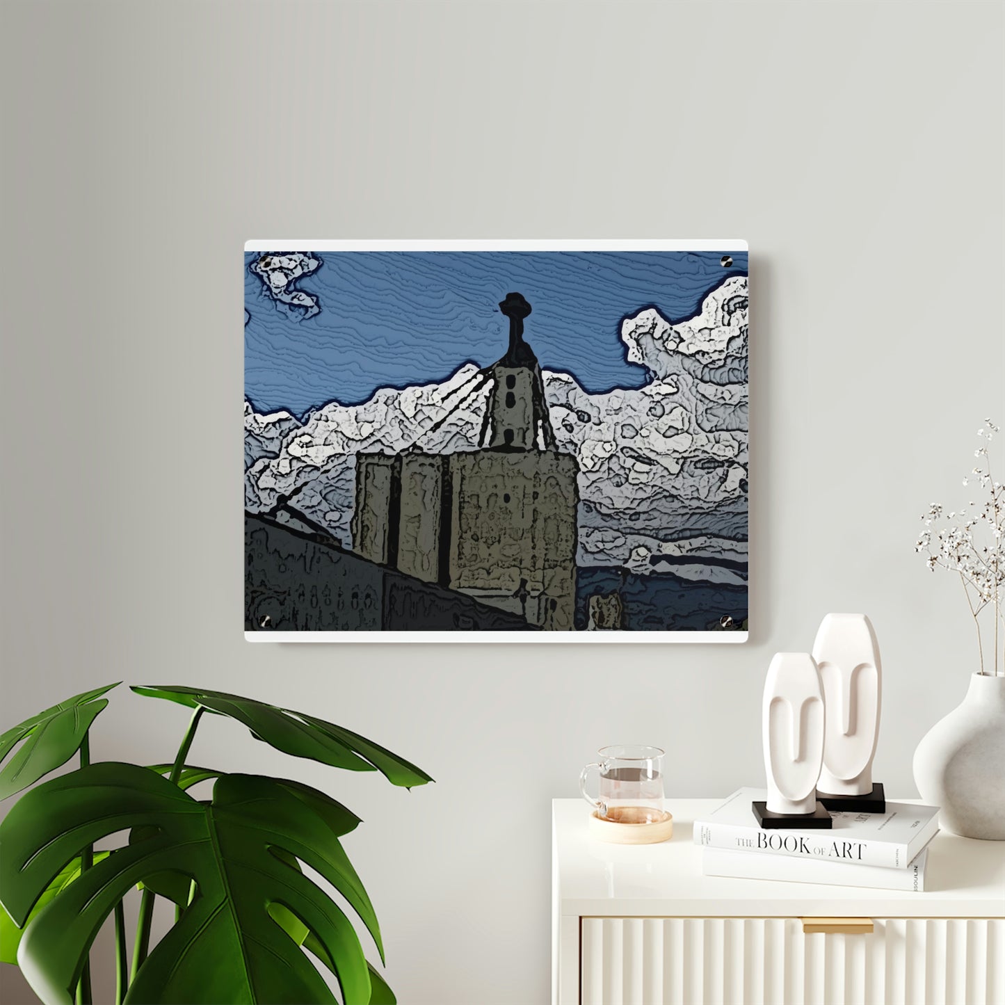 Acrylic Wall Art Panels ... "ICP: Idaho County Propane ... 'Production Facilities Grangeville, Idaho' ... "  Original Works: Rendering Time: 10 Hours ...