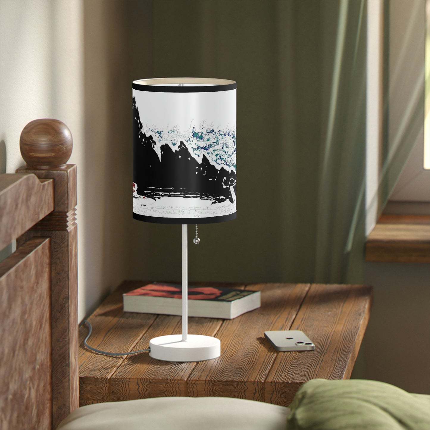 Lamp on a Stand, US|CA plug ... Seattle Columbia Cup On Lake Washington ... "Dave Wilcox Heads For The Win" ... Associate Gift-Photo ... Original Works ...