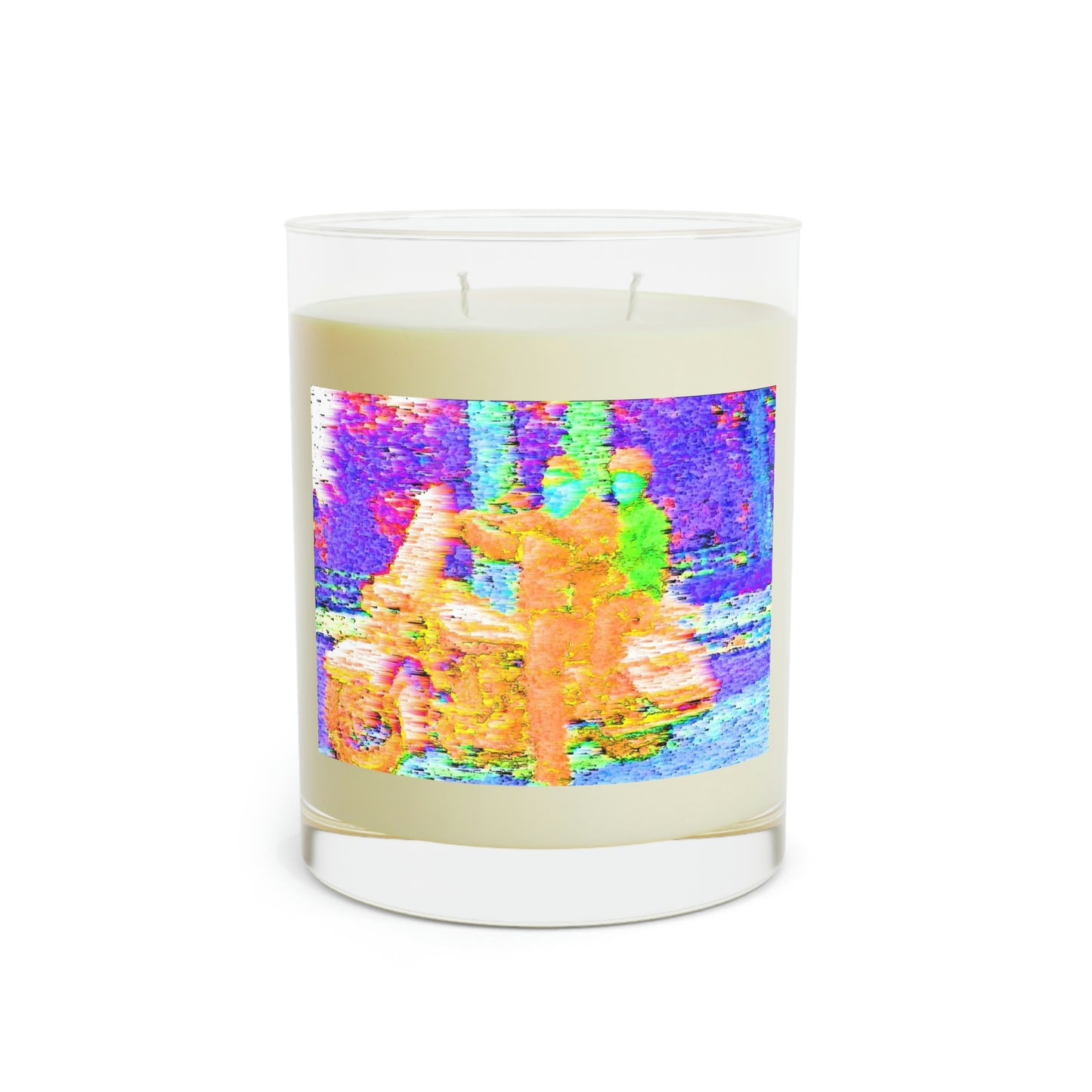 Scented Candle - Full Glass, 11oz ... "Hang On Babe ... Fuel Level's Low ... Gotta Hit The Juice For A Bit ... Expect 150mph For-A-Stretch'  ... Original Works ...