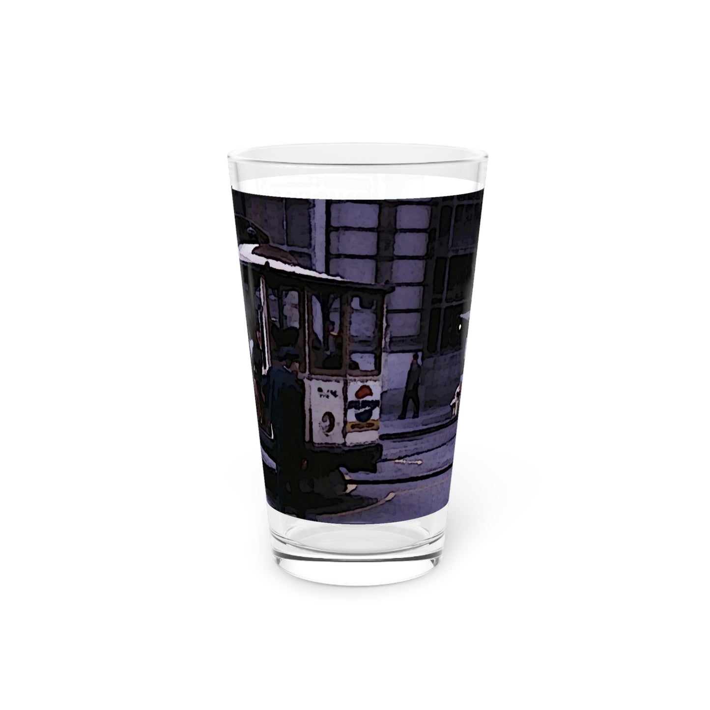 Pint Glass, 16oz ... San Francisco ... 'Rice-A-Roni-A-San Francisco Treat' ... "A Cable Car Classic" ... Family Archives: 1973 ... Original Works ...