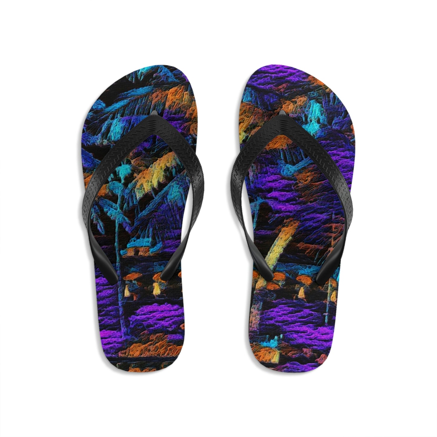 Unisex Flip-Flops ... "The Royal Hawai'ian: Waikiki Beach_Beach" ... Honolulu, HI ... Ocotber 2014 (Halloween) ... Original Works ...