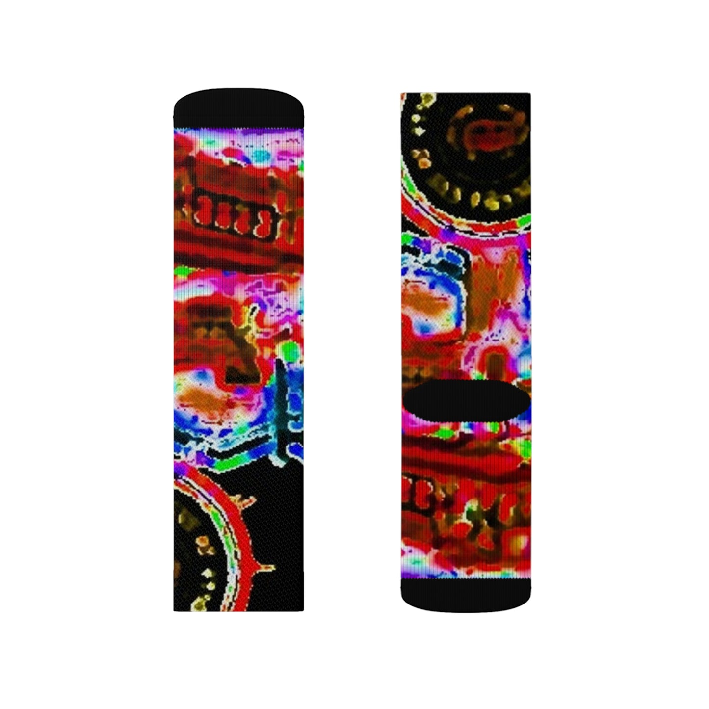 Sublimation Socks ... "No.9 Fishermen's Grotto - Fishermen's Wharf, SF, California" ... Family Archives: 1970's ... Original Works ...