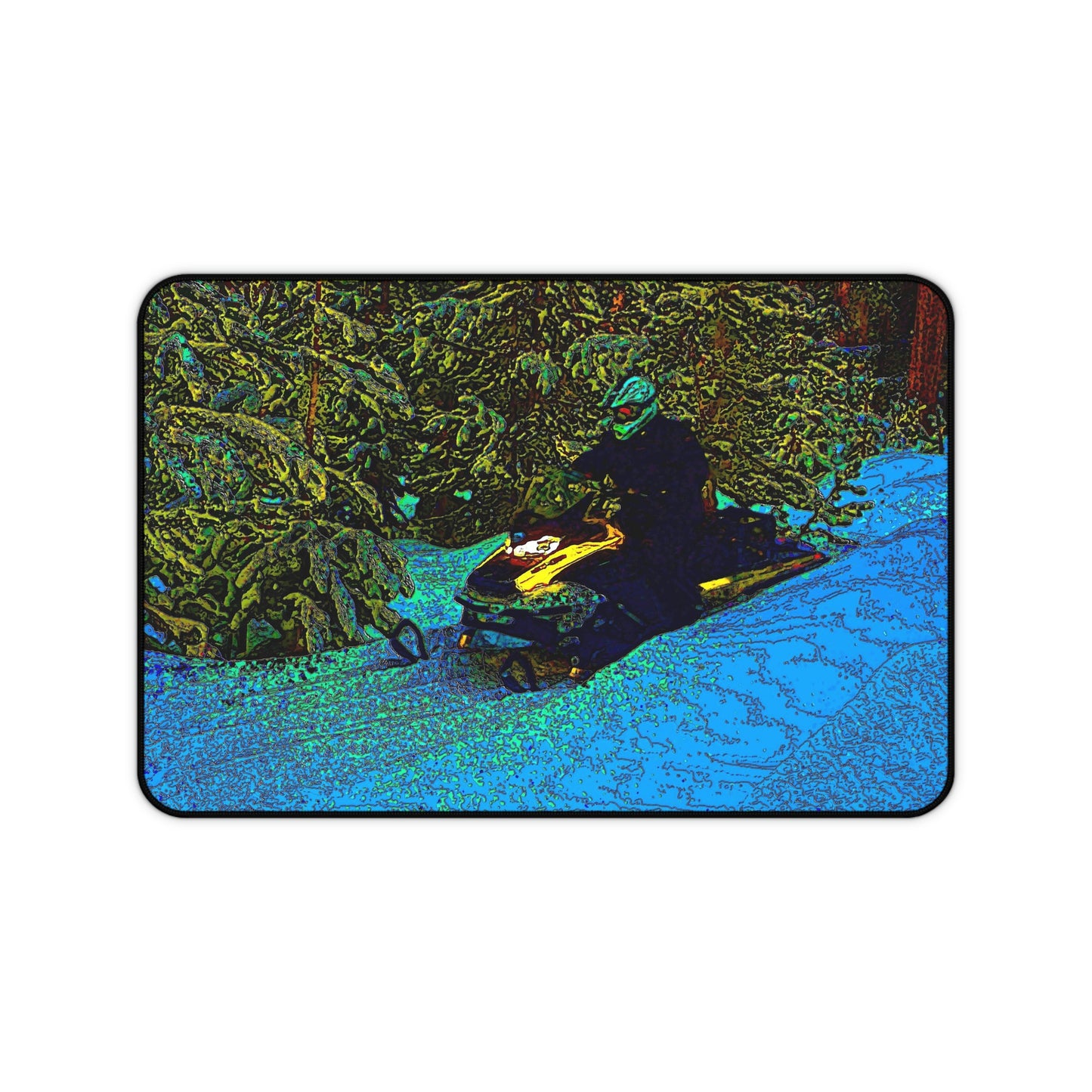 Desk Mat ... Yep ... "Another Day ... Riding Through The Wilderness ... " ... February 2023 ... Original Works ...