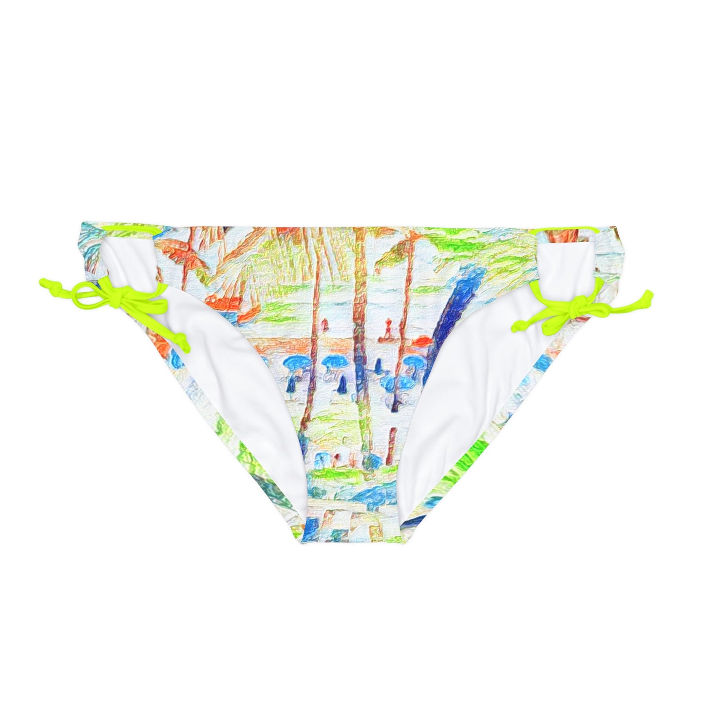 Loop Tie Side Bikini Bottom (AOP) ... "The Royal Hawai'ian: Waikiki Beach_Beach" ... Honolulu, HI ... Ocotber 2014 (Halloween) ... Original Works ...