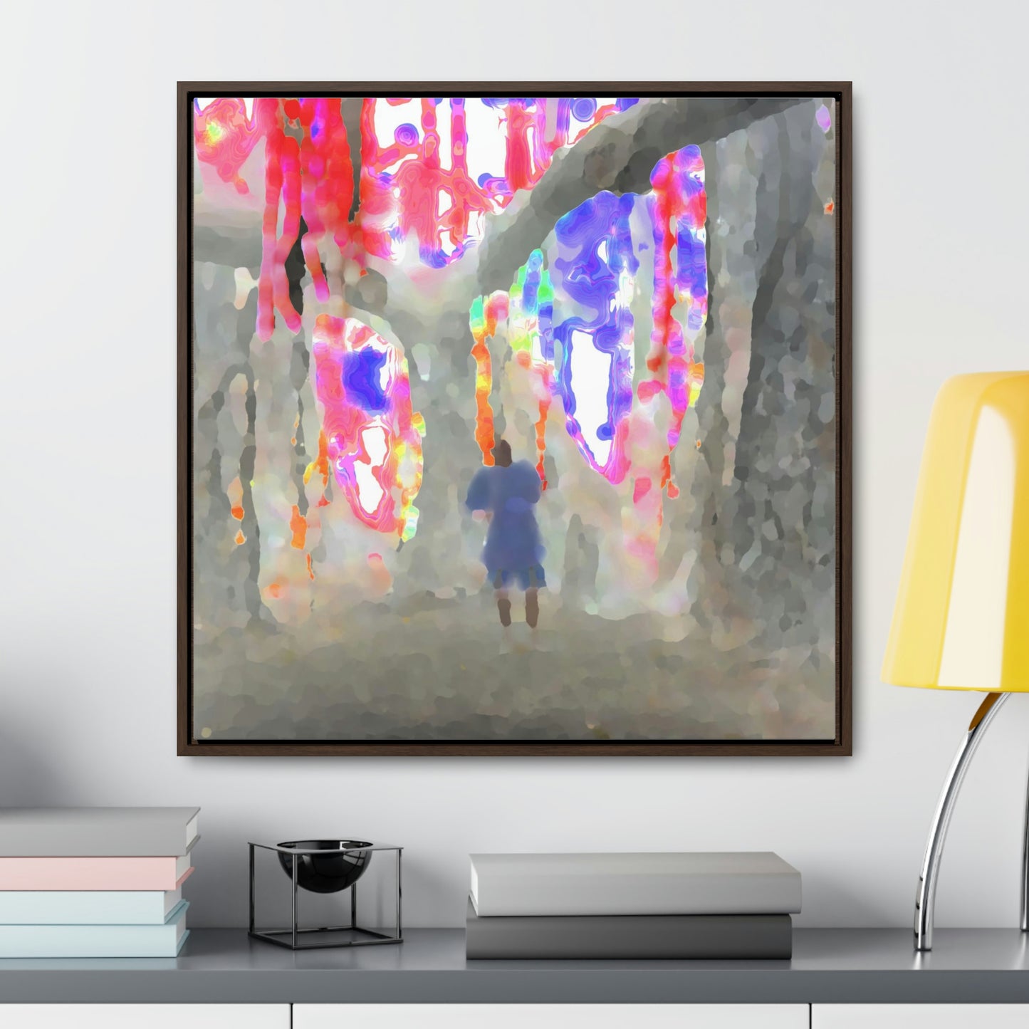 Gallery Canvas Wraps, Square Frame ... 'More' ... Jesuit Philosophy ... "In The Polynesian Banyans ..."