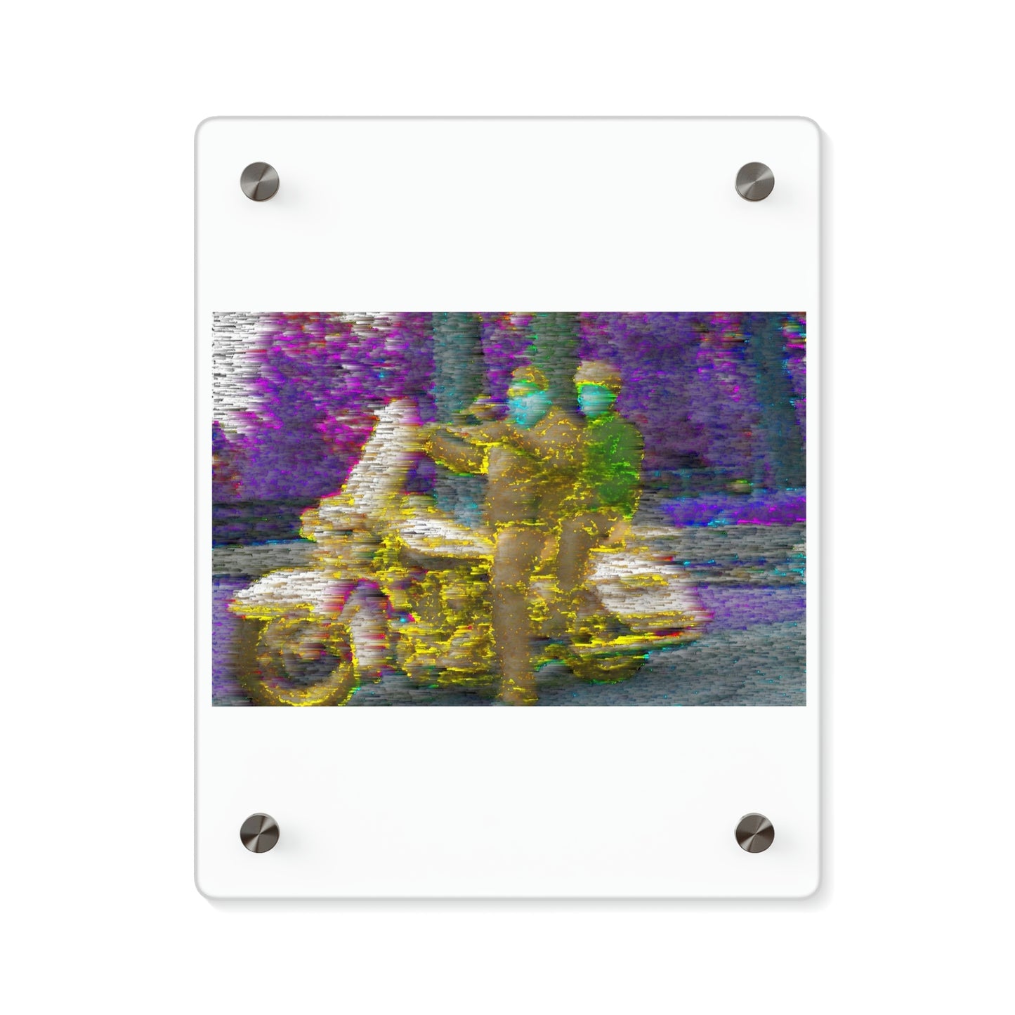 Acrylic Wall Art Panels ... "And 'I' Left His Dead A_s There By The Side-of-The-Road" ... Original Works ... (Grateful Dead: Me-And-My-Uncle)