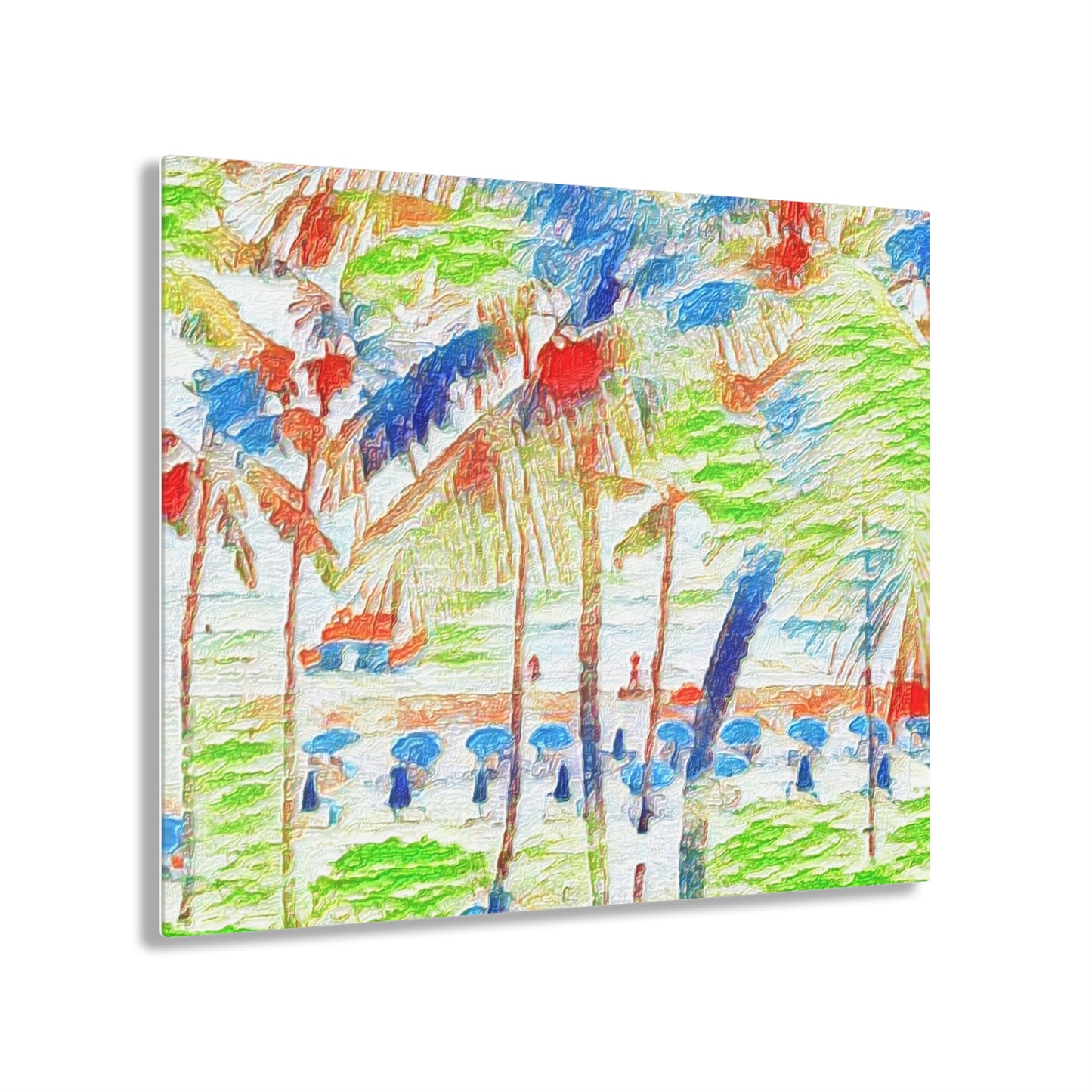 Acrylic Prints ... "The Royal Hawai'ian: Waikiki Beach_Beach" ... Honolulu, HI ... Ocotber 2014 (Halloween) ... Original Works ...