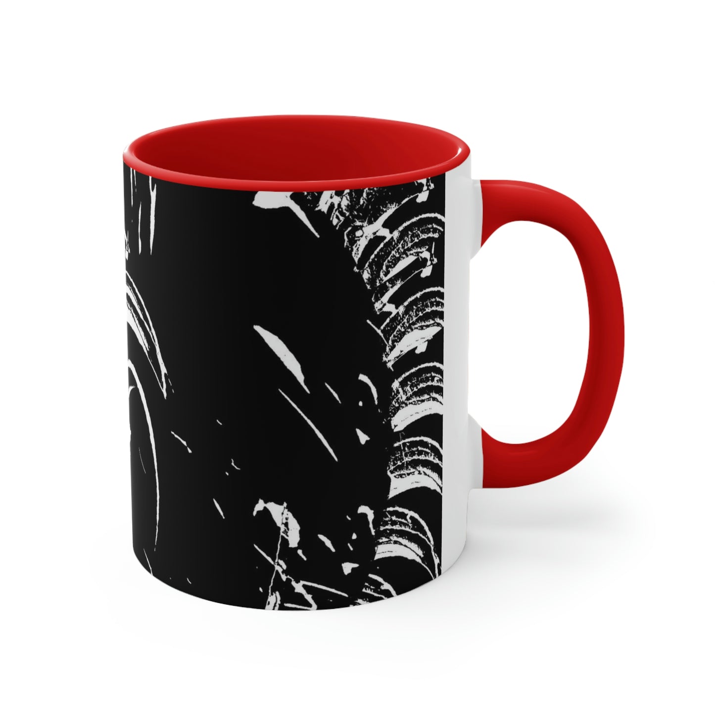 Accent Coffee Mug, 11oz ... "Waning Moon" ... Central Idaho ... October 2022 ... Rendering Time: 22 Hours ... Original Works ...