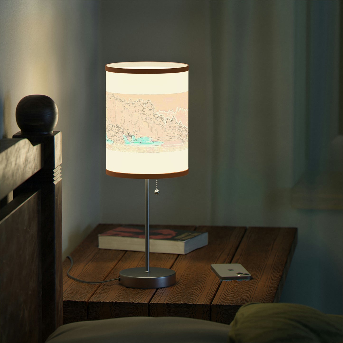 Lamp on a Stand, US|CA plug ... Seattle Columbia Cup On Lake Washington ... "Dave Wilcox Heads For The Win" ... Associate Gift-Photo ... Original Works ...