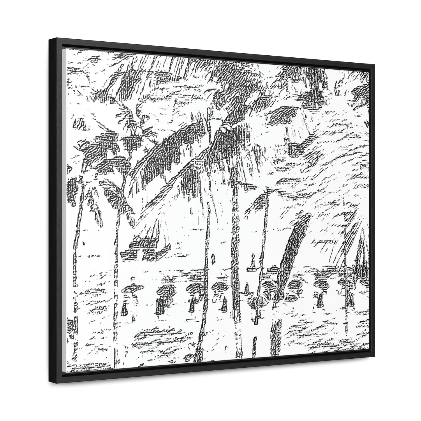 Gallery Canvas Wraps, Horizontal Frame ... "The Royal Hawai'ian: Waikiki Beach_Beach" ... Honolulu, HI ... Ocotber 2014 (Halloween) ... Original Works ...