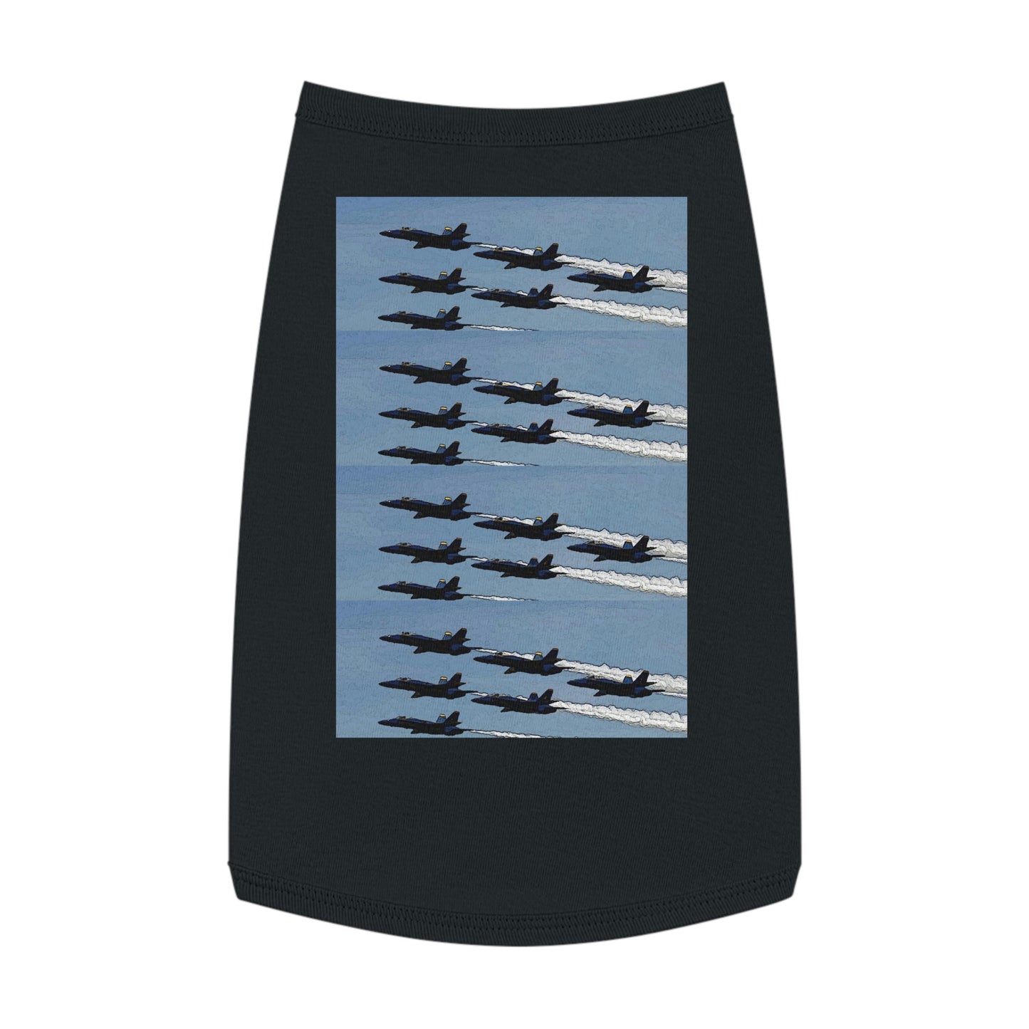 Pet Tank Top ... Seattle Seafair ..."Blue Angels Run Over Lake Washington" ... Circa Mid 1980's ... Dr FJ Holt ... Original Works ...